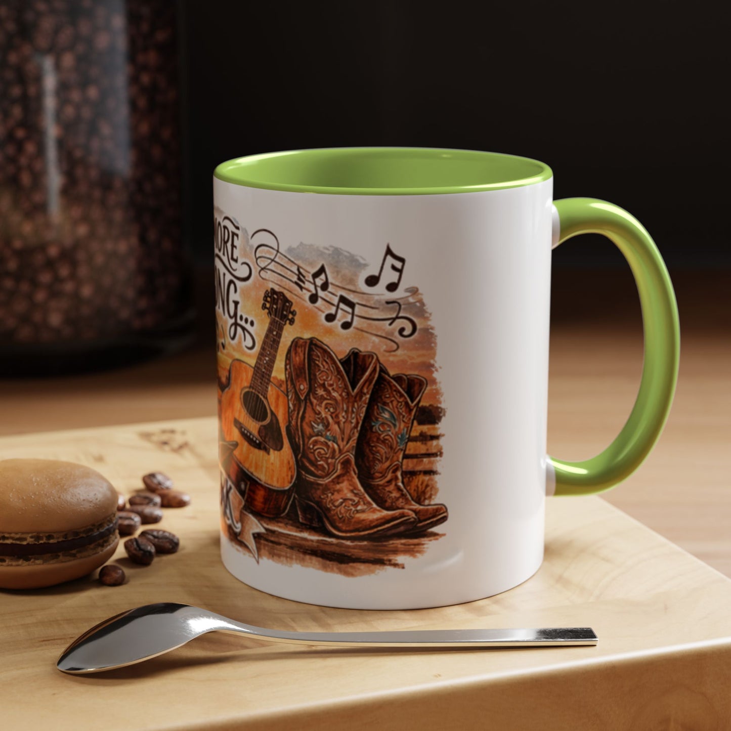 Mug à café country - Mug accent "Juste une autre chanson country" (325 ml)