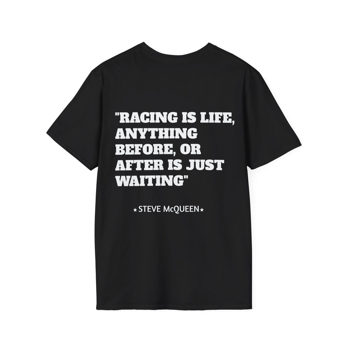 T-shirt Steve McQueen Mojo Moto MX Legends – T-shirt de sport automobile, options sombres