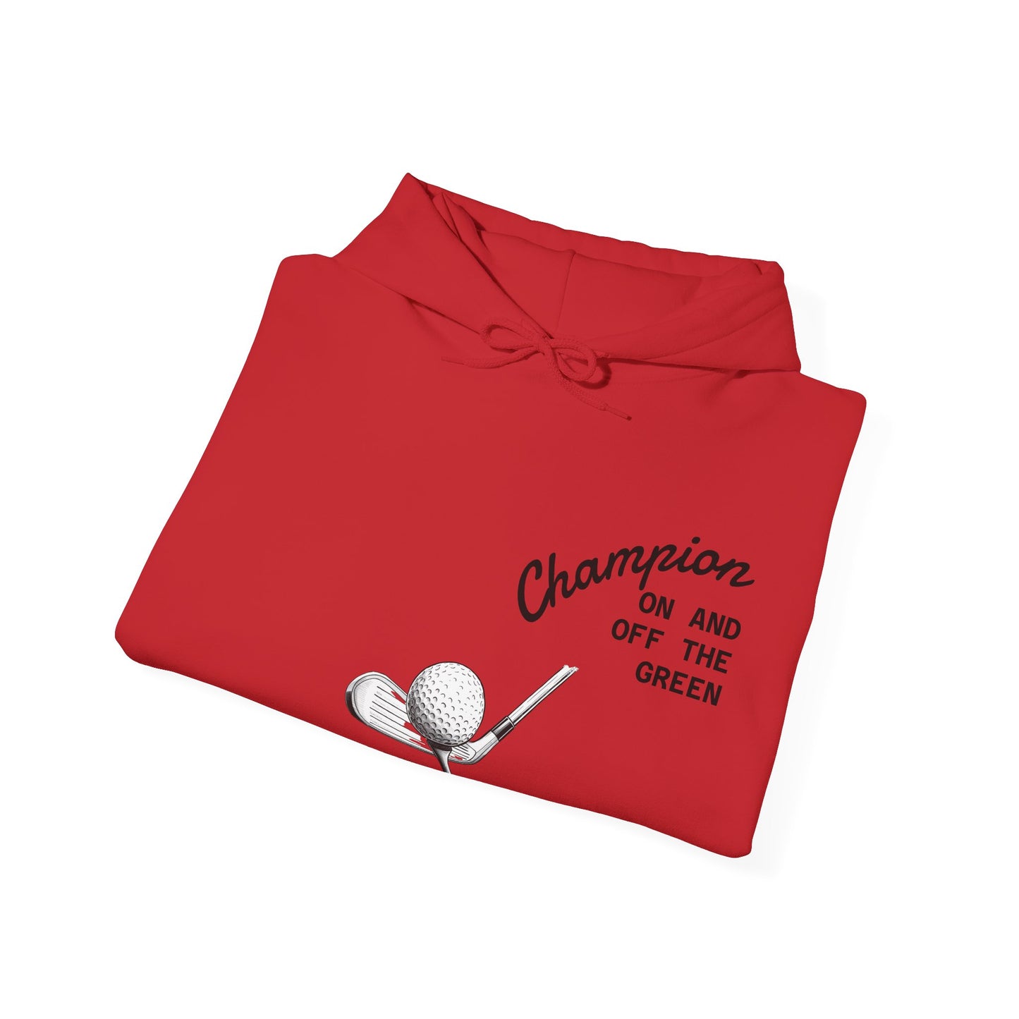 Golf Champion Hoodie, Unisex Golf Sweatshirt, Sports Gift for Him/Her, Casual Golf Apparel, Golf Lover Outfit