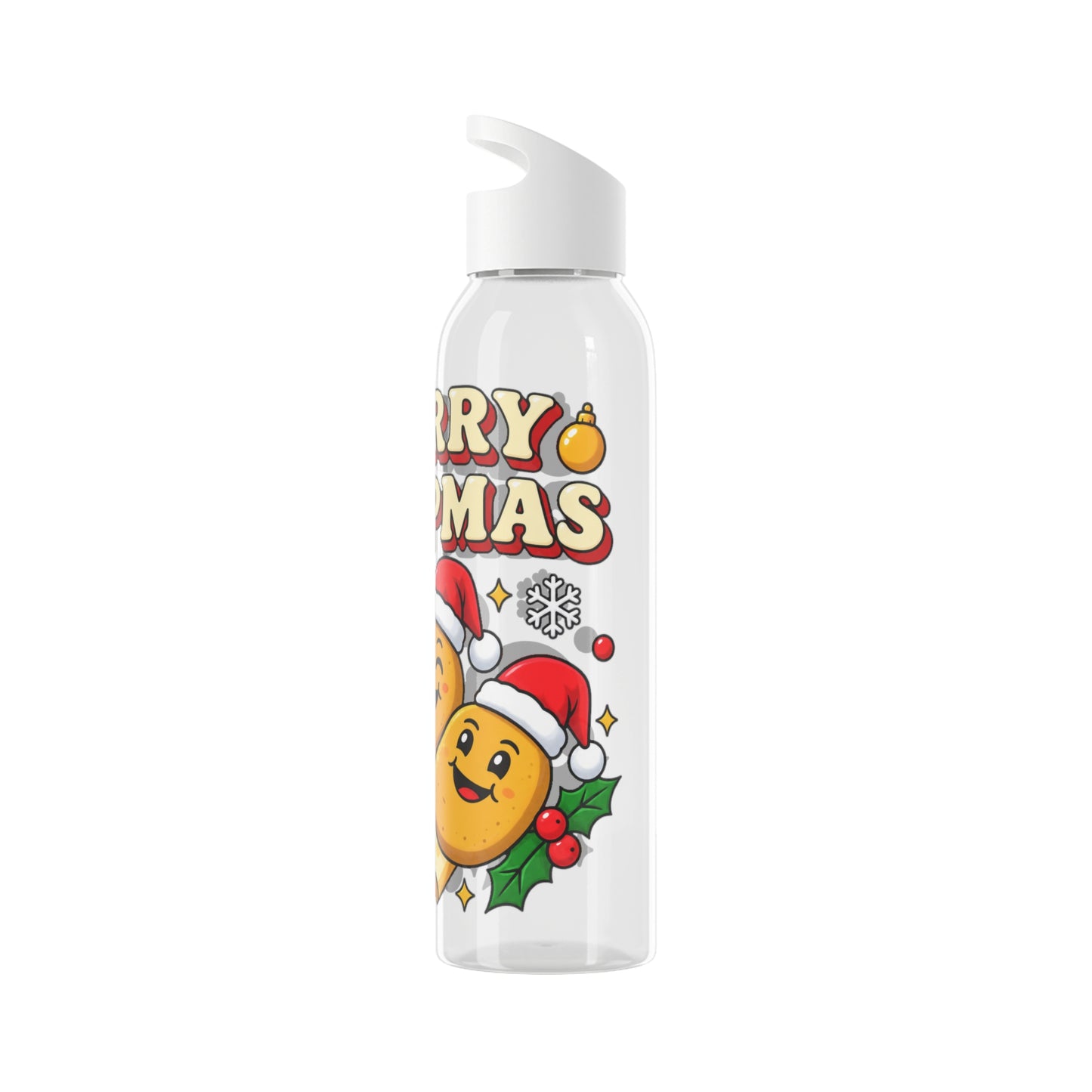 Merry Crispmas Christmas Water Bottle – Festive Drinks Bottle