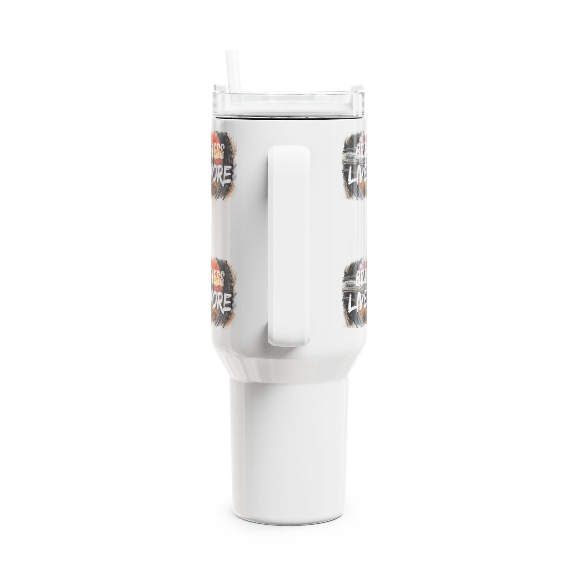 40oz Tumbler Brake Less Live More Adventure Travel Insulated Cup - SJM Print Store
