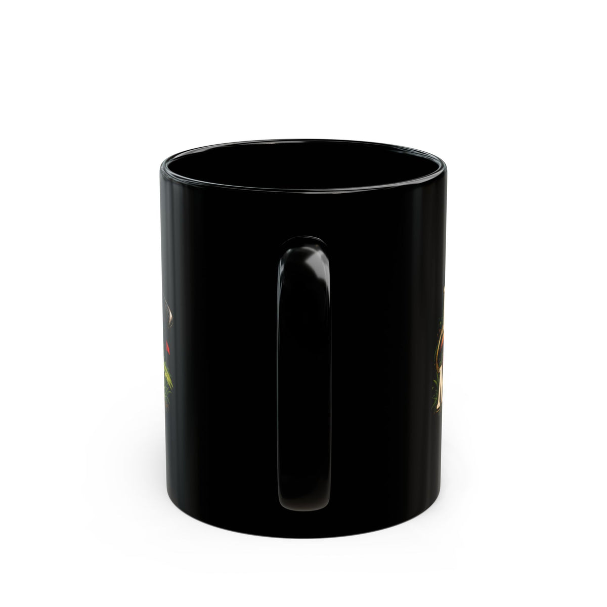 Less Talk More Tee Golf Mug – Funny Black Golfer Mug