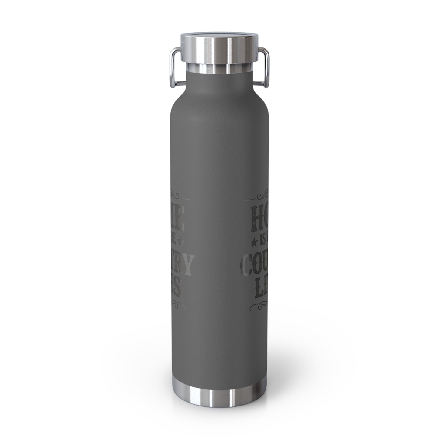 Home Is Where Country Lives Insulated Flask – 22oz Country Water Bottle