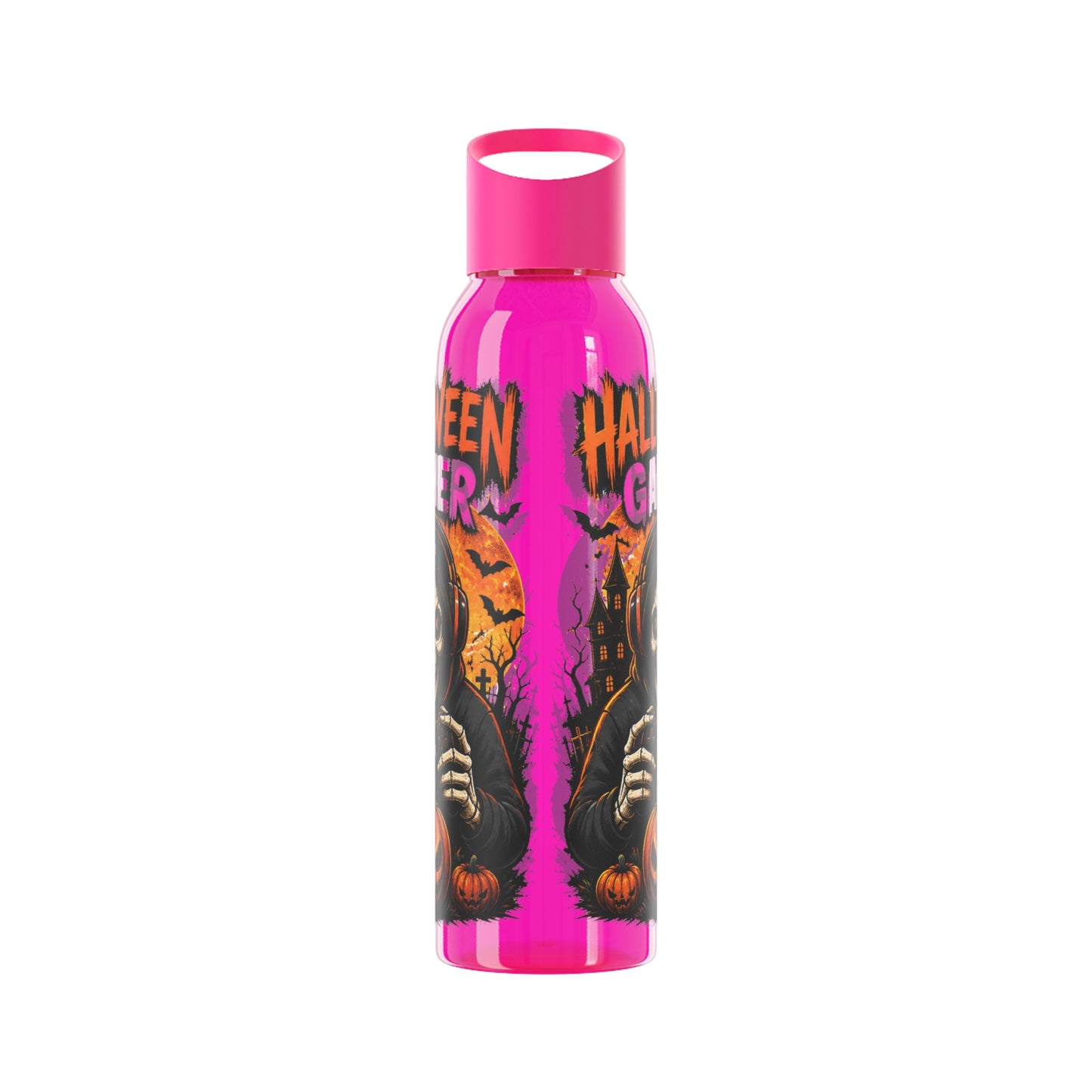 Halloween Gamer Water Bottle – Skull Gaming Bottle