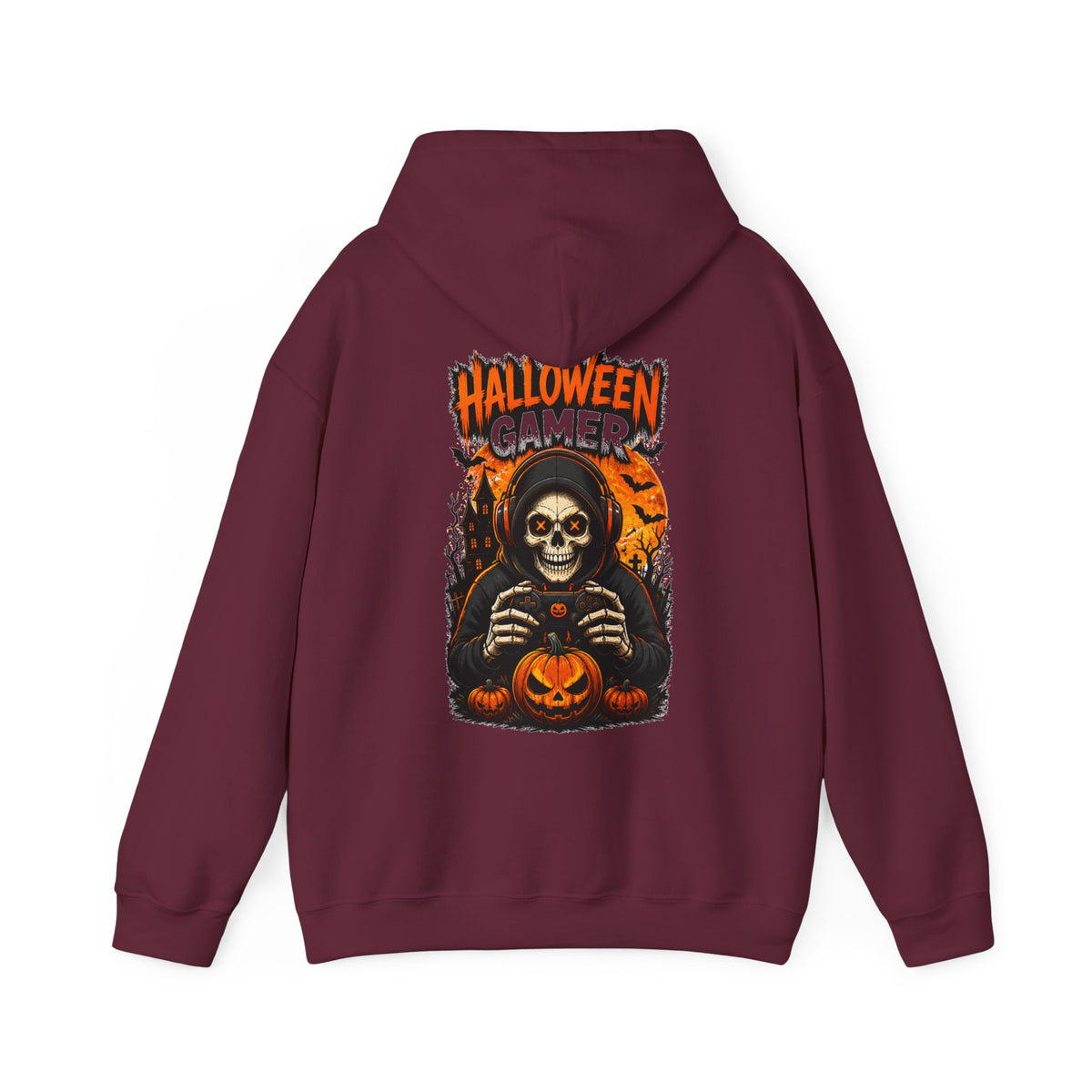 Halloween Gamer Hoodie – Skull Gaming Halloween Hoodie
