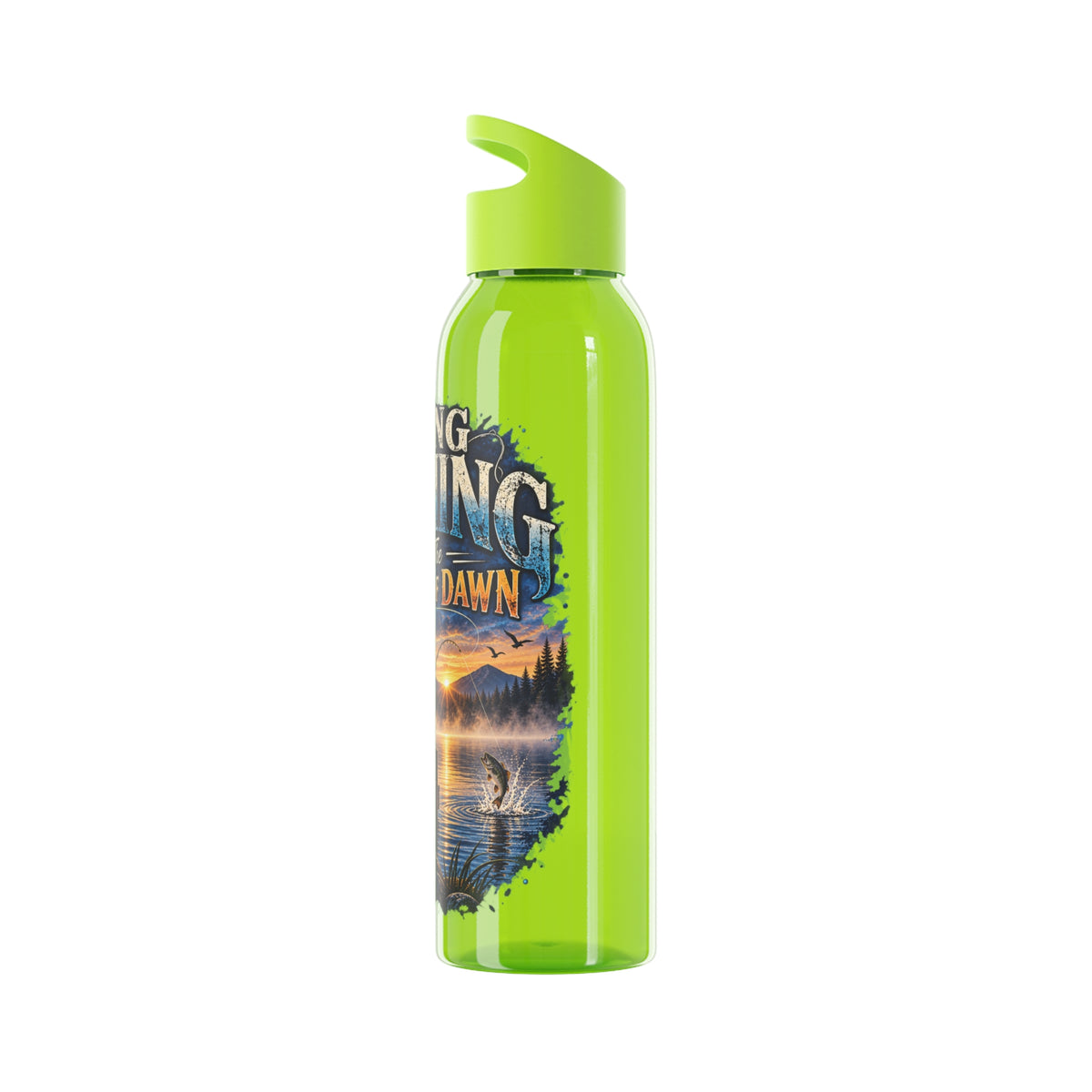 Going Fishing 'Til the Break of Dawn Water Bottle — Fishing Sunrise Stainless Bottle