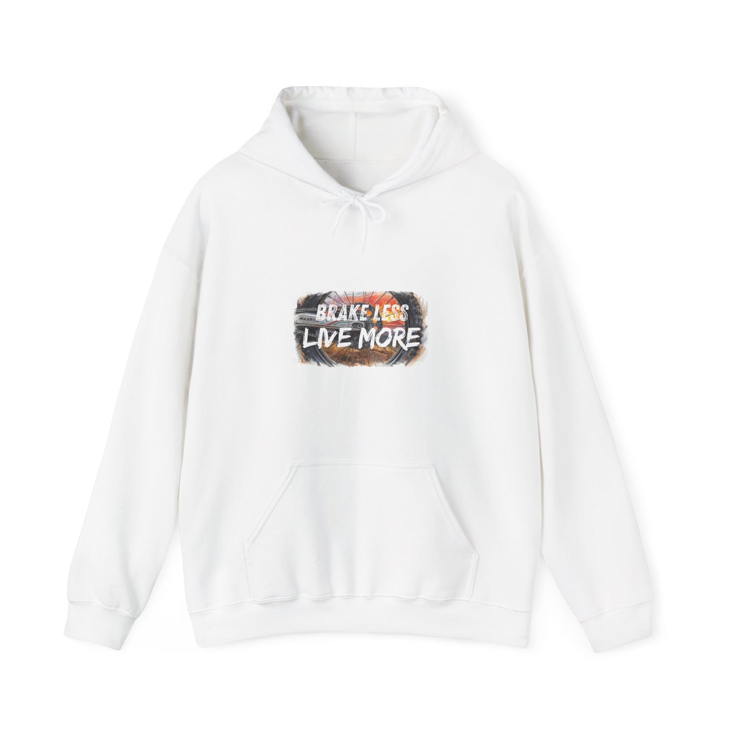 Brake Less Live More Hoodie — Motocross Graphic Pullover