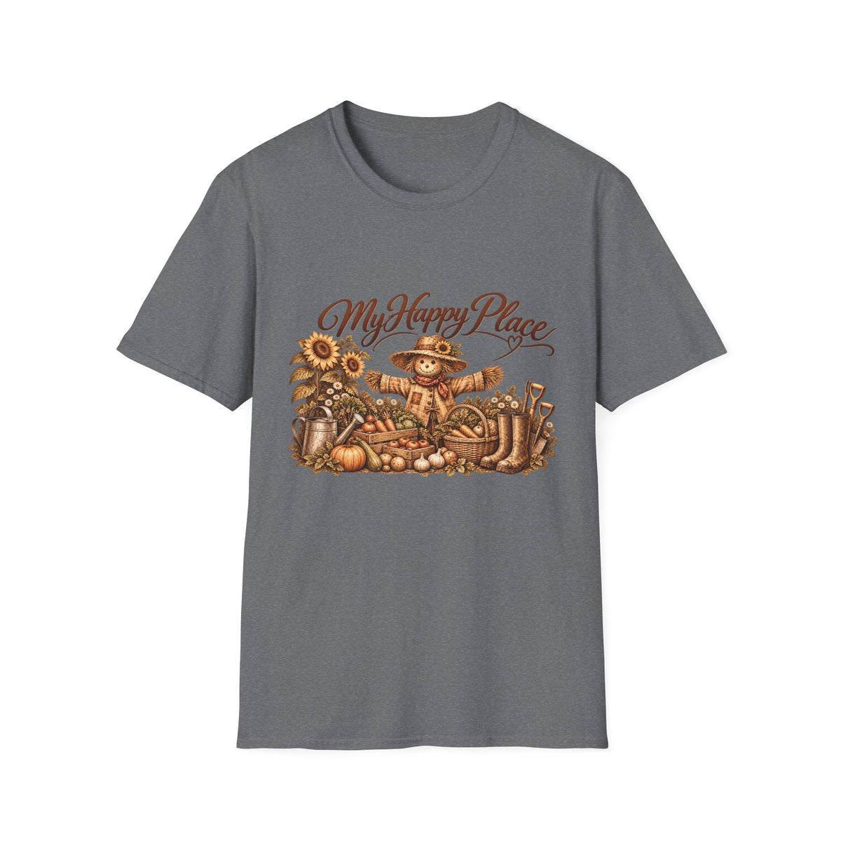 T-Shirt "Happy Place Gardening"