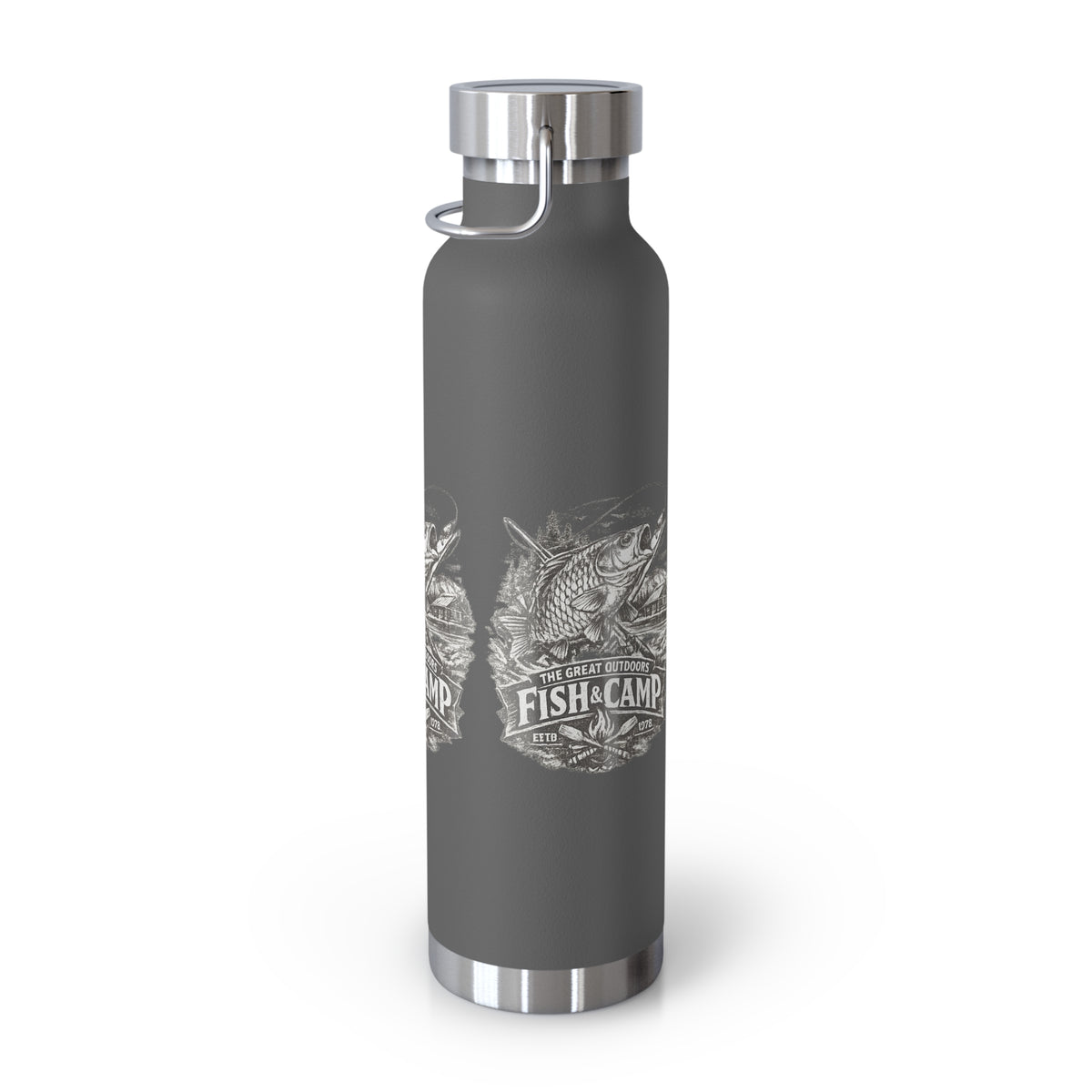 Fish & Camp Insulated Flask – Great Outdoors Fishing Flask