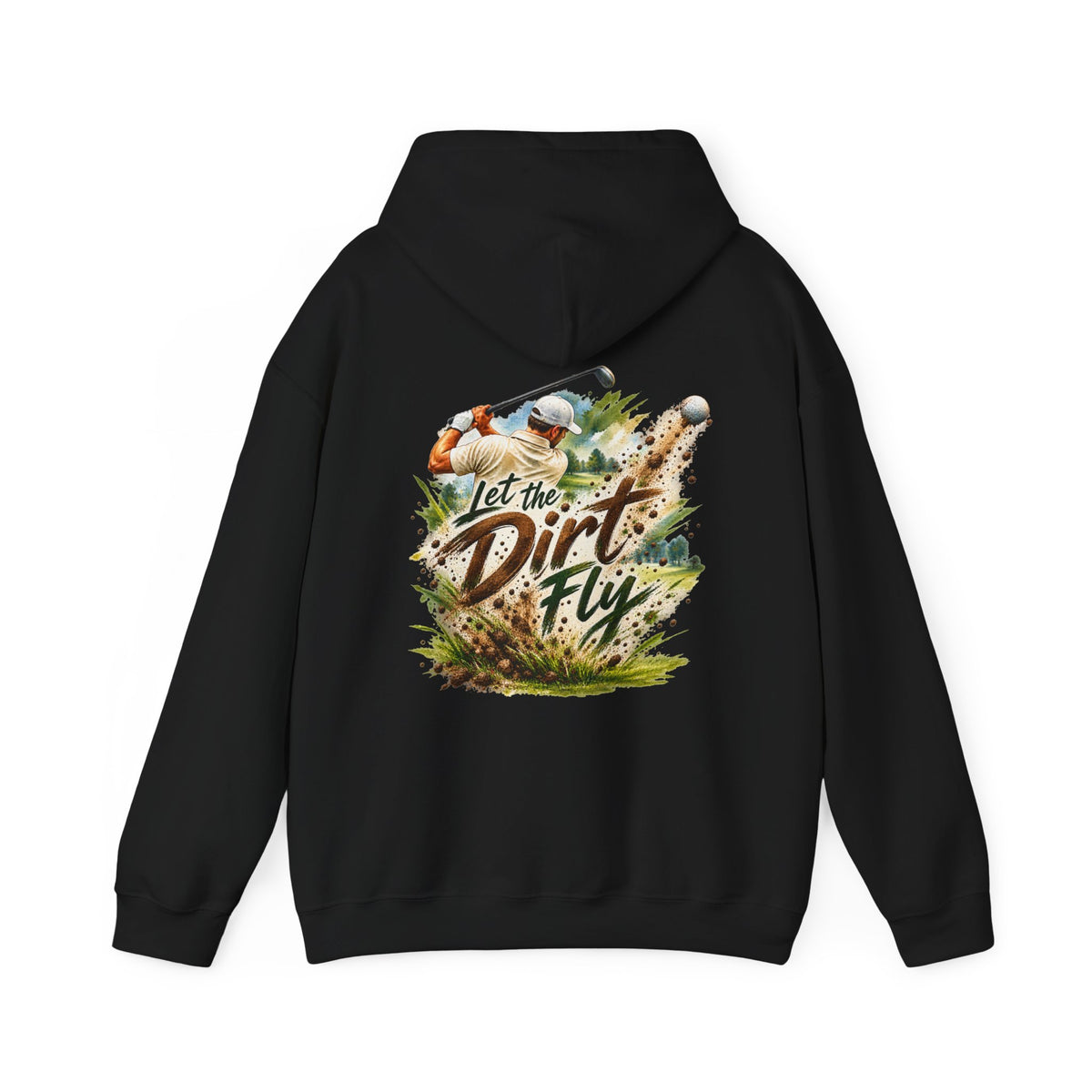Sweat à capuche de golf - Pull de golfeur "Laisse la terre voler"