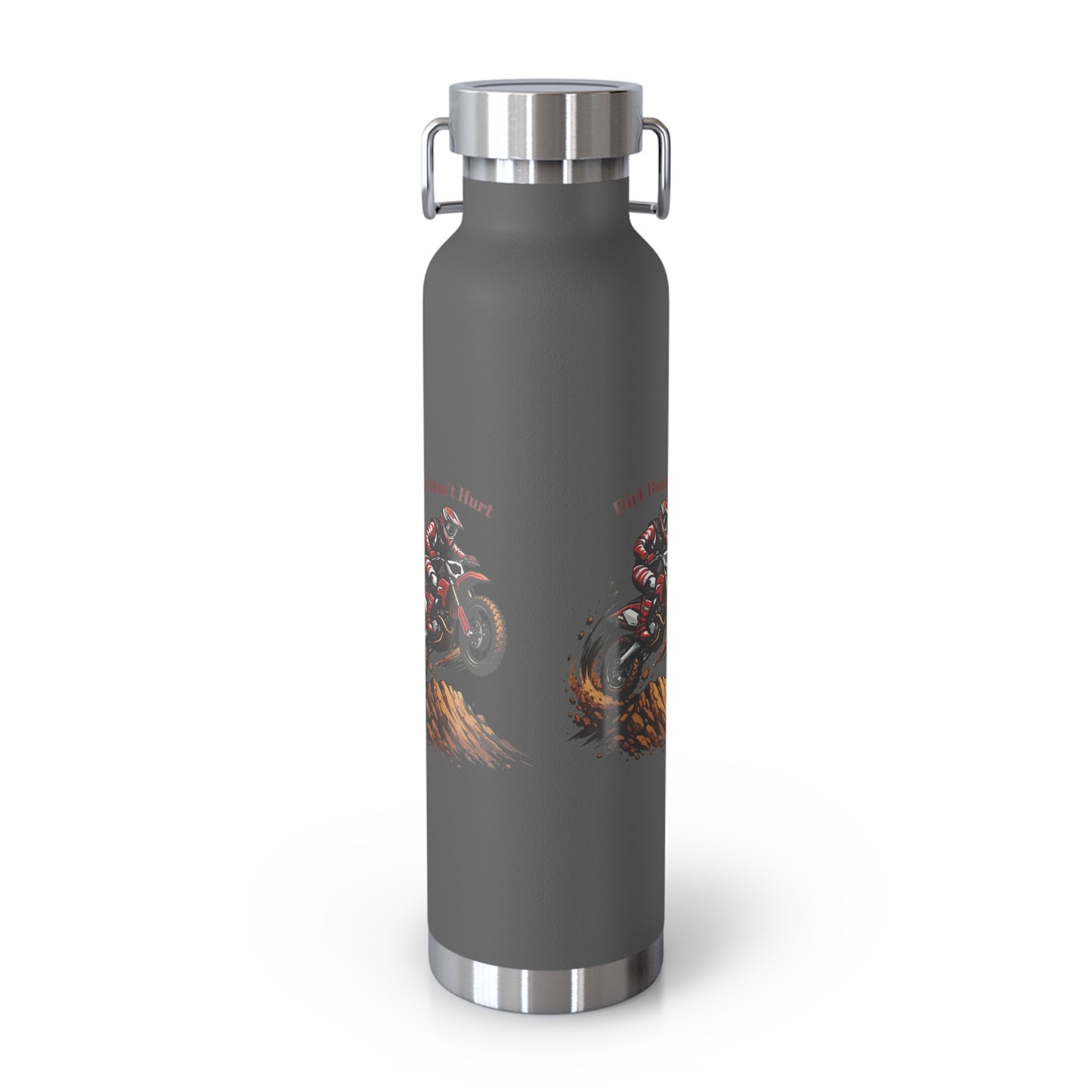 Dirt Don’t Hurt Moto Water Bottle — 22oz Insulated Stainless Steel