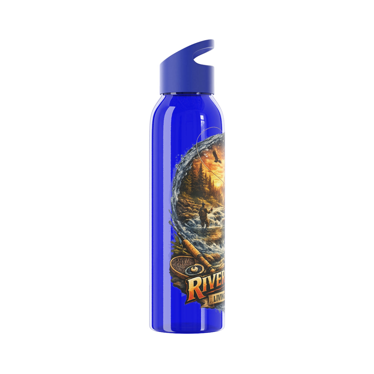 Gourde River Fishing Living the Dream – Bouteille de pêche pour pêcheur