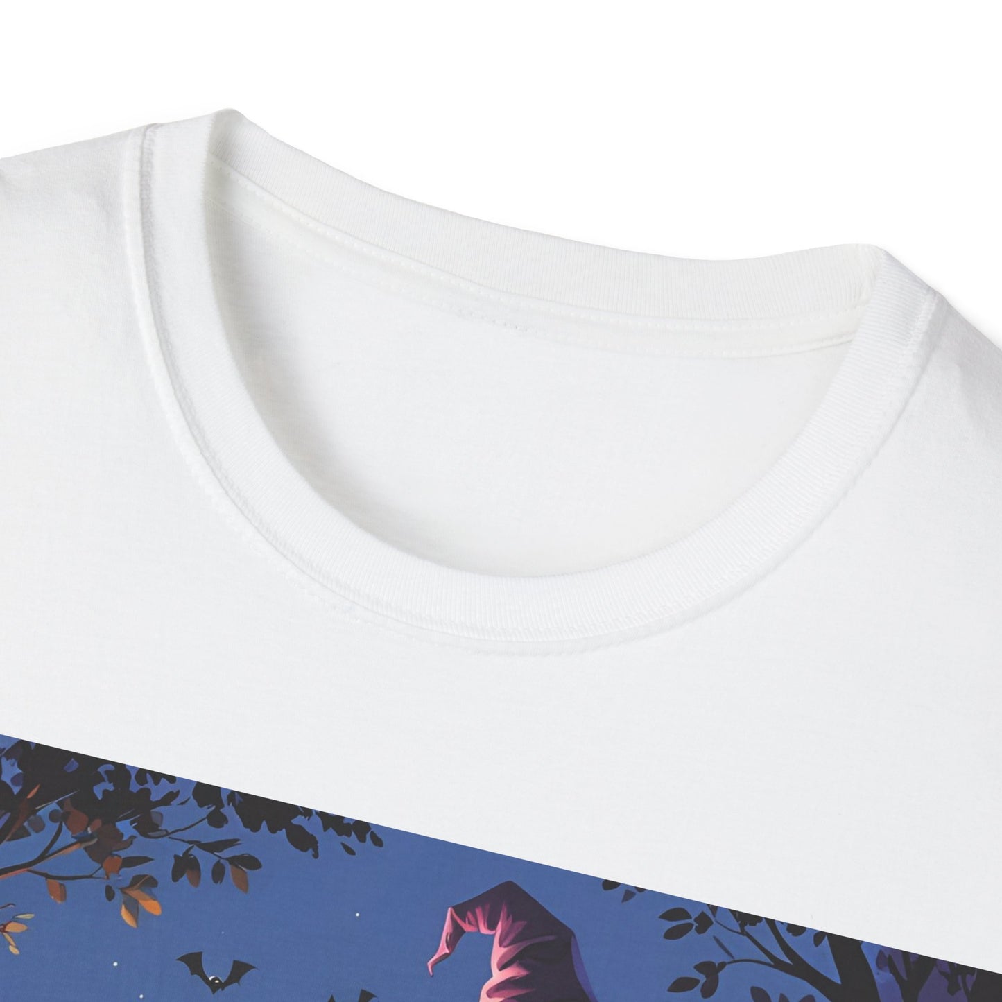 Halloween Witch T-Shirt | Cute Ghost & Pumpkin Graphic Tee for Fall, Spooky Season, Unisex Softstyle Apparel, Halloween Party Outfit, [...]