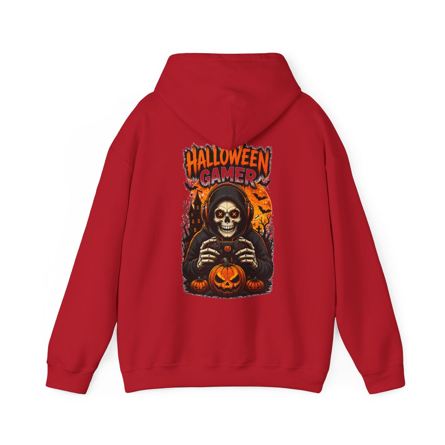Halloween Gamer Hoodie – Skull Gaming Halloween Hoodie