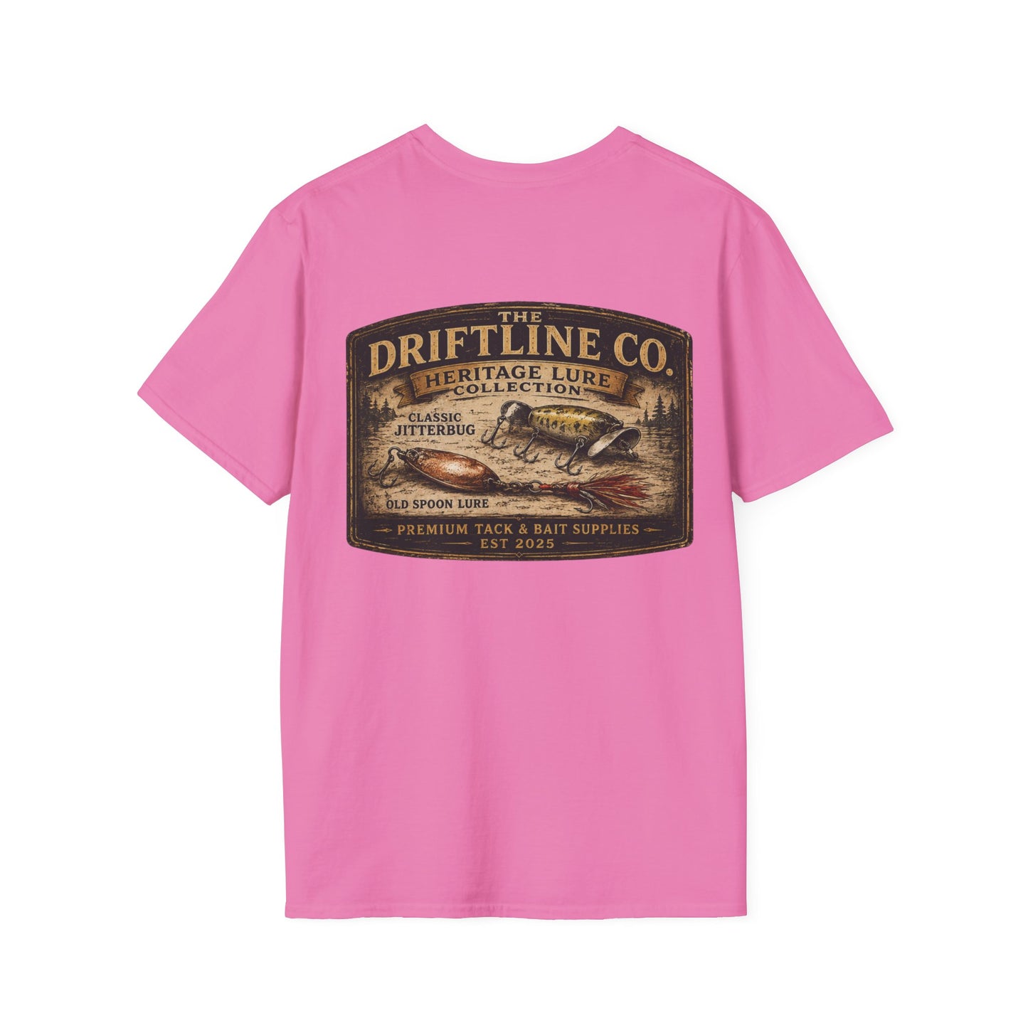 Heritage Lure Collection Vintage Fishing T-Shirt | The Driftline Company