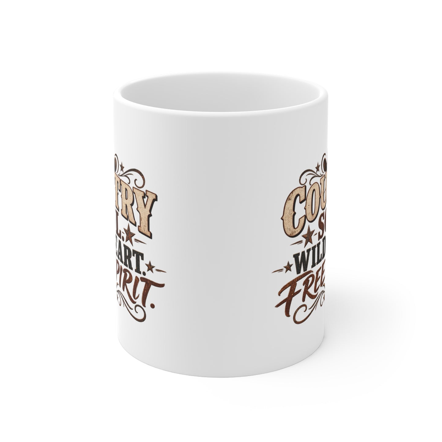 Country Soul Wild Heart Free Spirit Mug – Country Western Coffee Mug