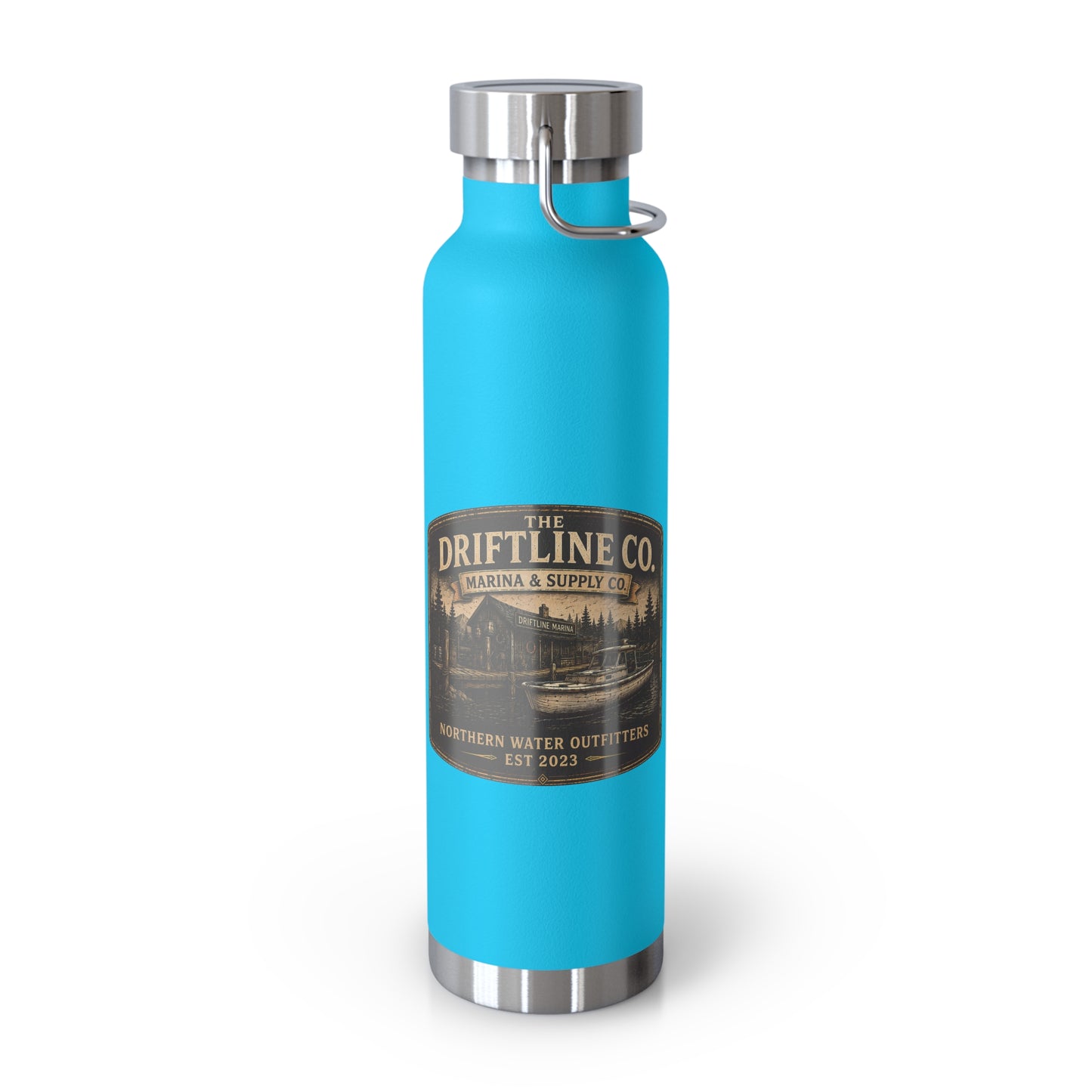 The Driftline Company Marina & Supply Co. Insulated Flask | Northern Water Outfitters Stainless Steel Water Bottle