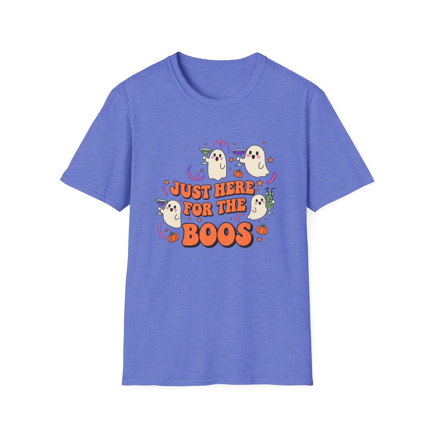 Just Here for the Boos Halloween T-Shirt – Unisex Ghost Tee