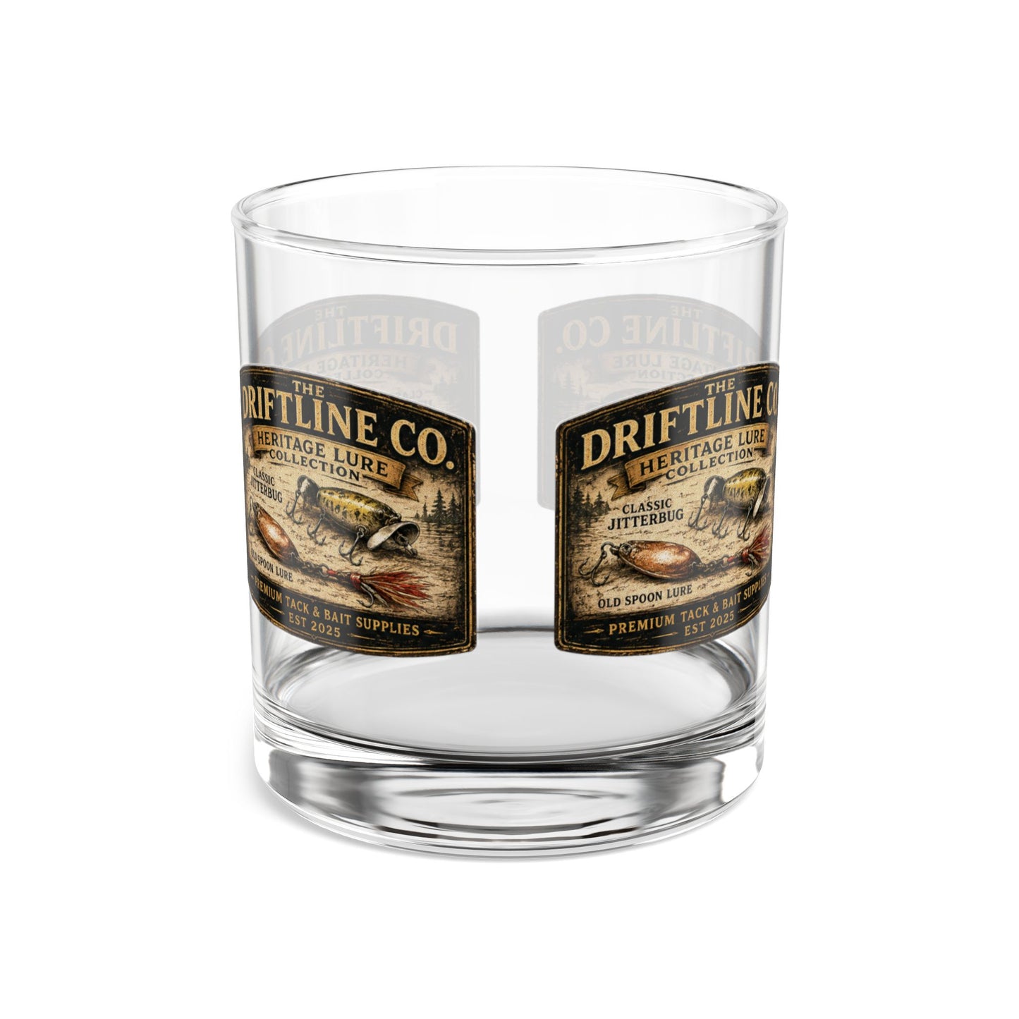 Heritage Lure Collection Glass Tumbler, The Driftline Company