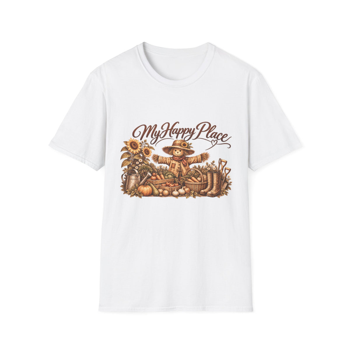 T-Shirt "Happy Place Gardening"