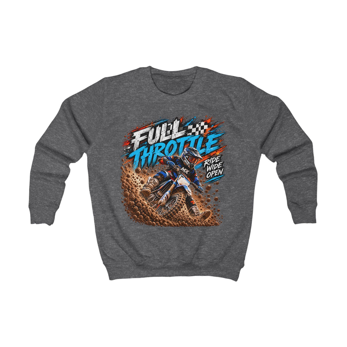 Full Throttle Youth Sweatshirt – Kids Motocross Jumper