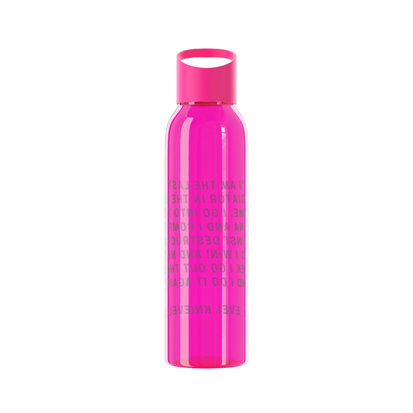 Evel Kneivel Legends Quote Water Bottle
