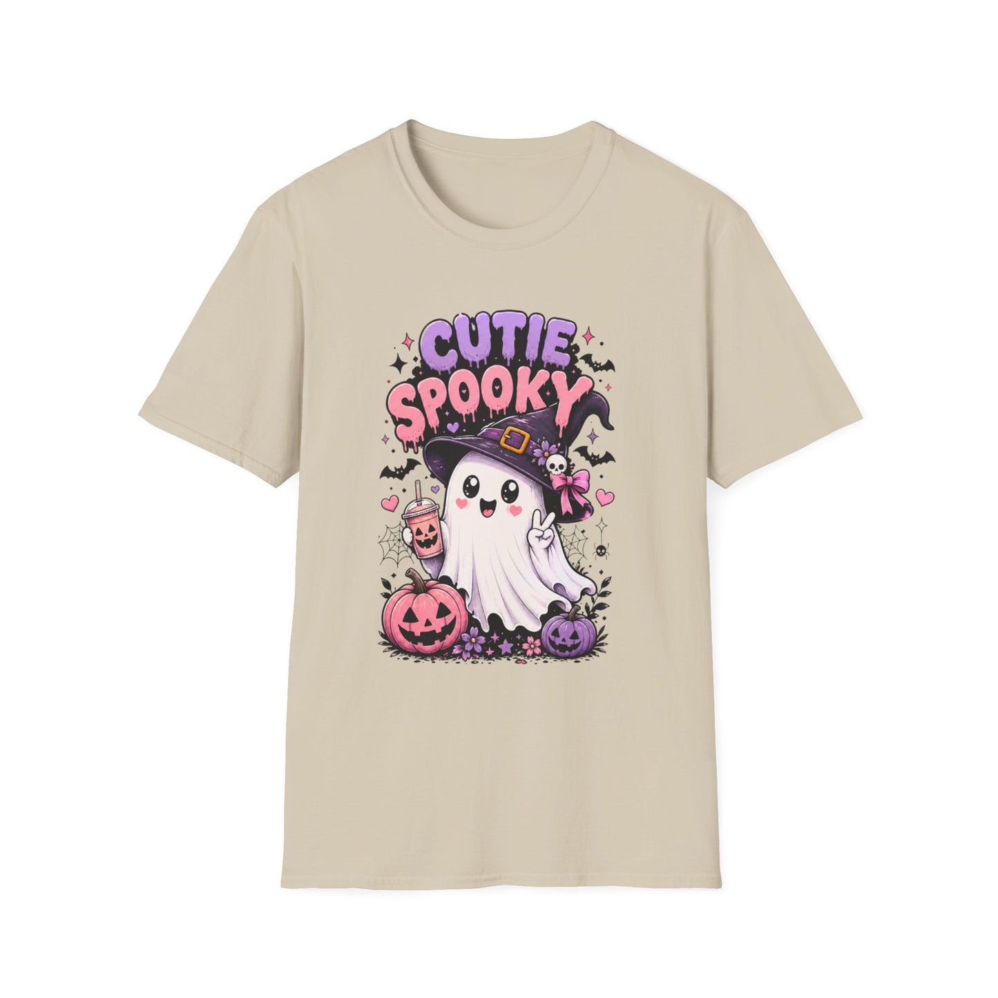 Cutie Spooky Ghost Halloween T-Shirt – Cute Graphic Tee