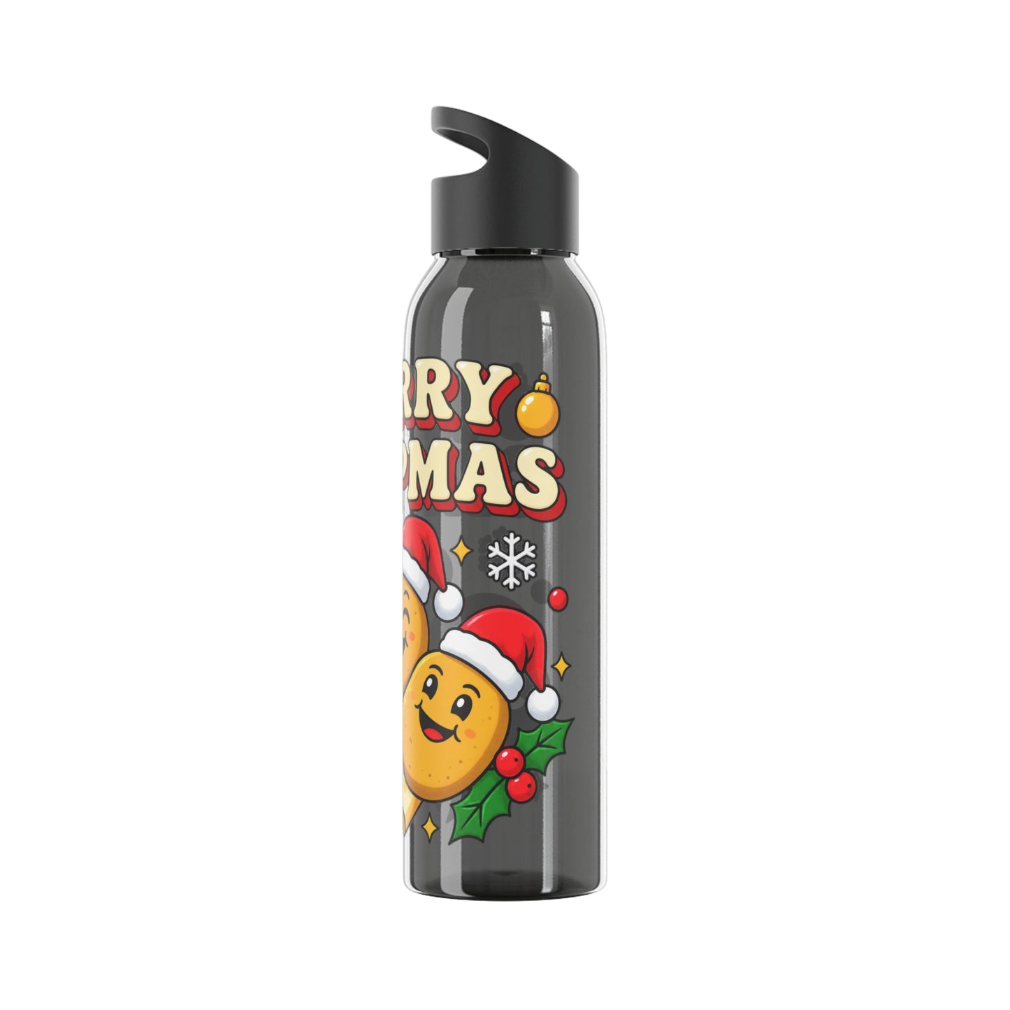 Merry Crispmas Christmas Water Bottle – Festive Drinks Bottle