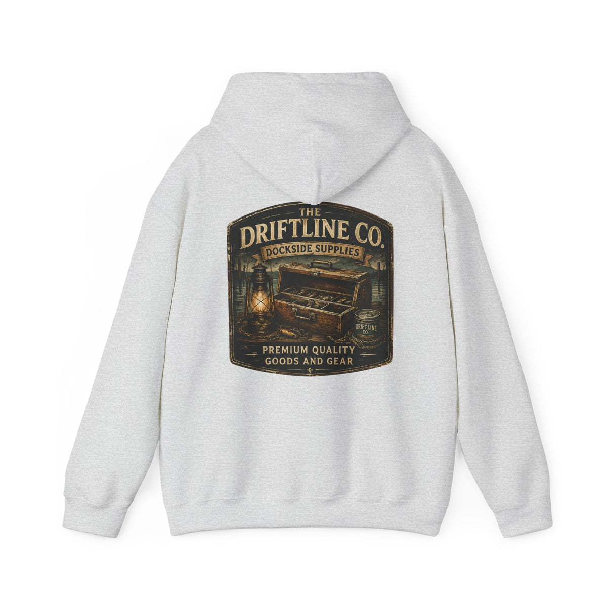 The Driftline Company – Dockside Supplies Indigo Blue Hoodie
