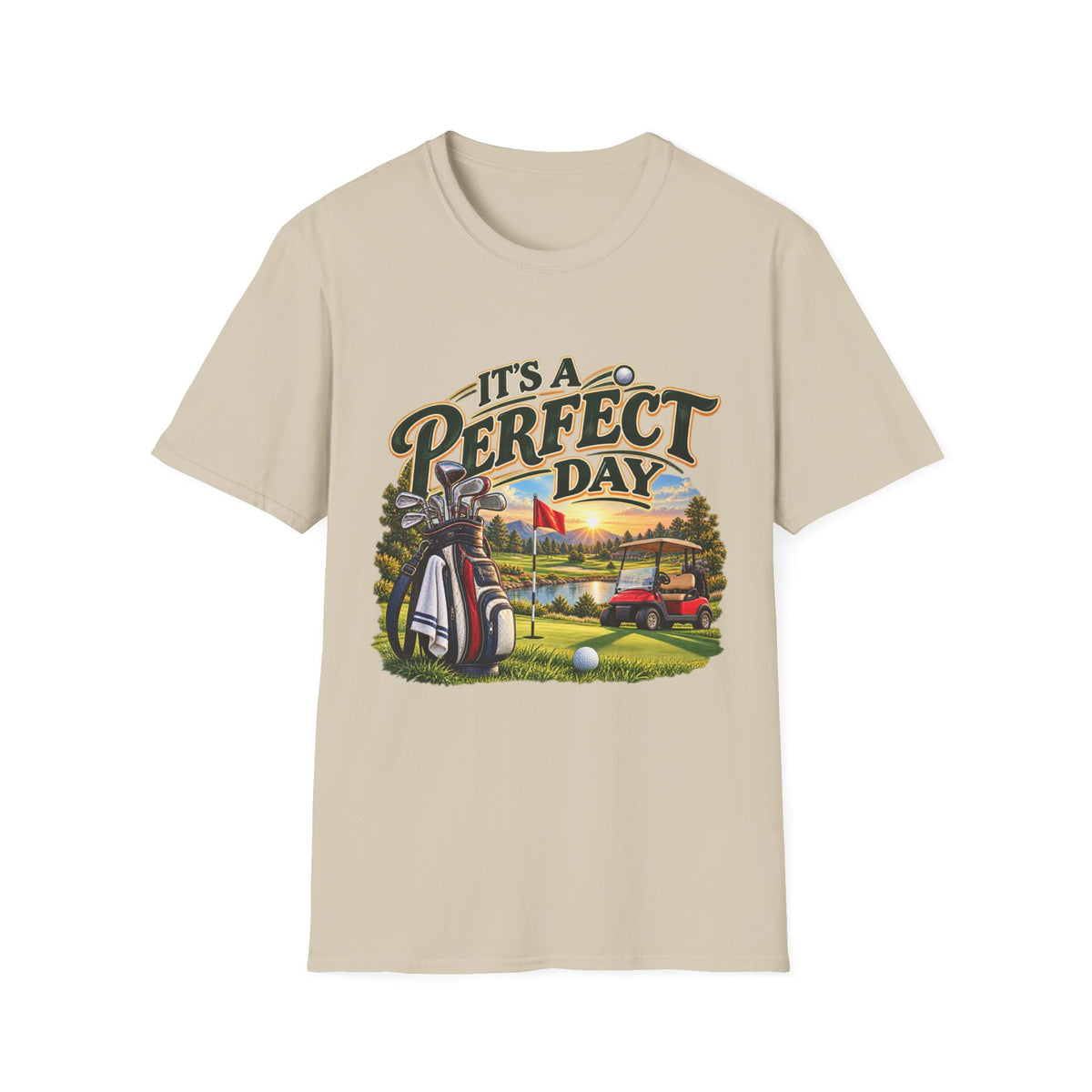 T-Shirt de golf C'est une journée parfaite pour le golf