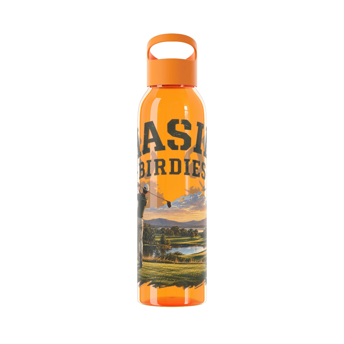 Chasing Birdies Golf Water Bottle – Full Wrap Golfer Design