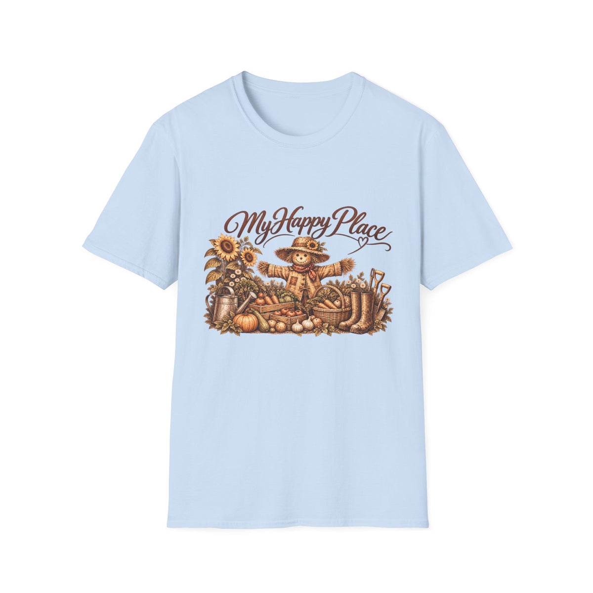 T-Shirt "Happy Place Gardening"