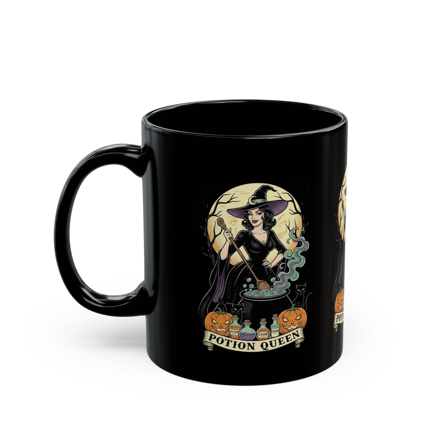 Potion Queen Halloween Black Mug