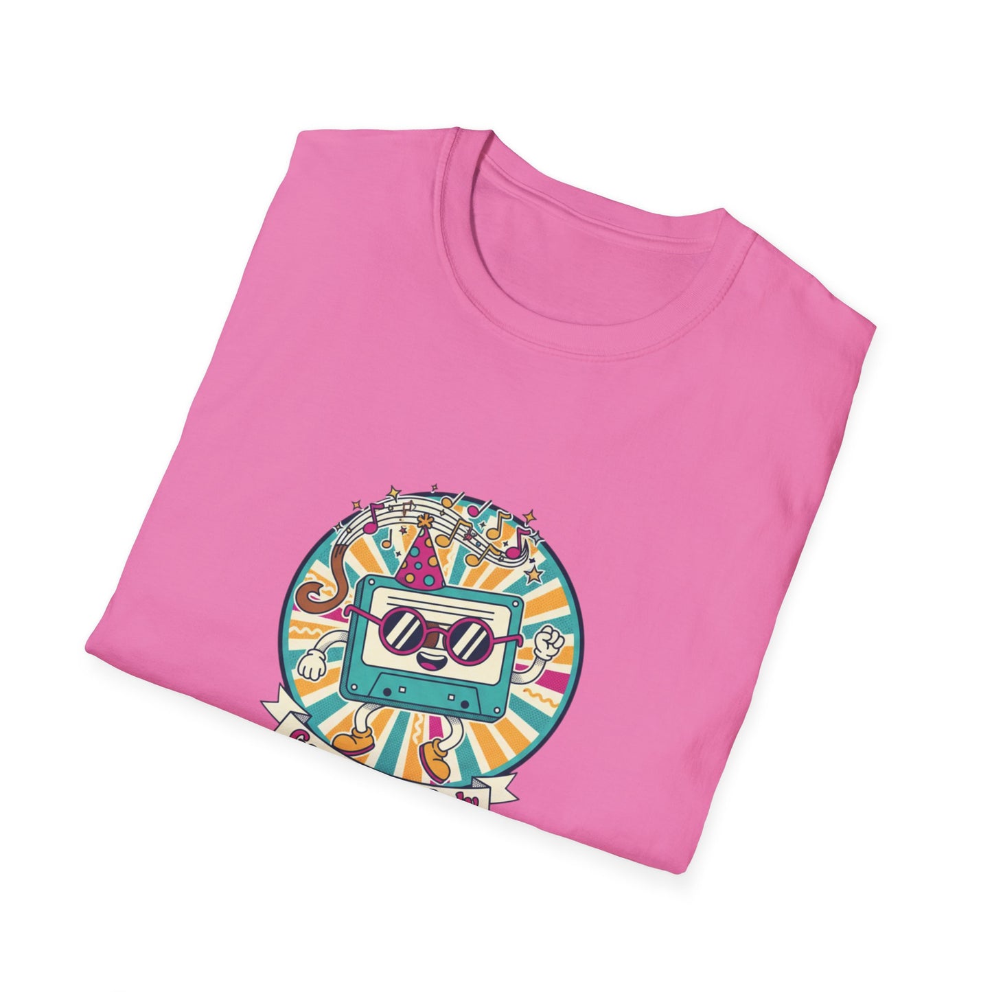Retro Good Vibes Only T-Shirt | Colourful Retro Cassette Graphic Tee | 80s & 90s Inspired Unisex T-Shirt