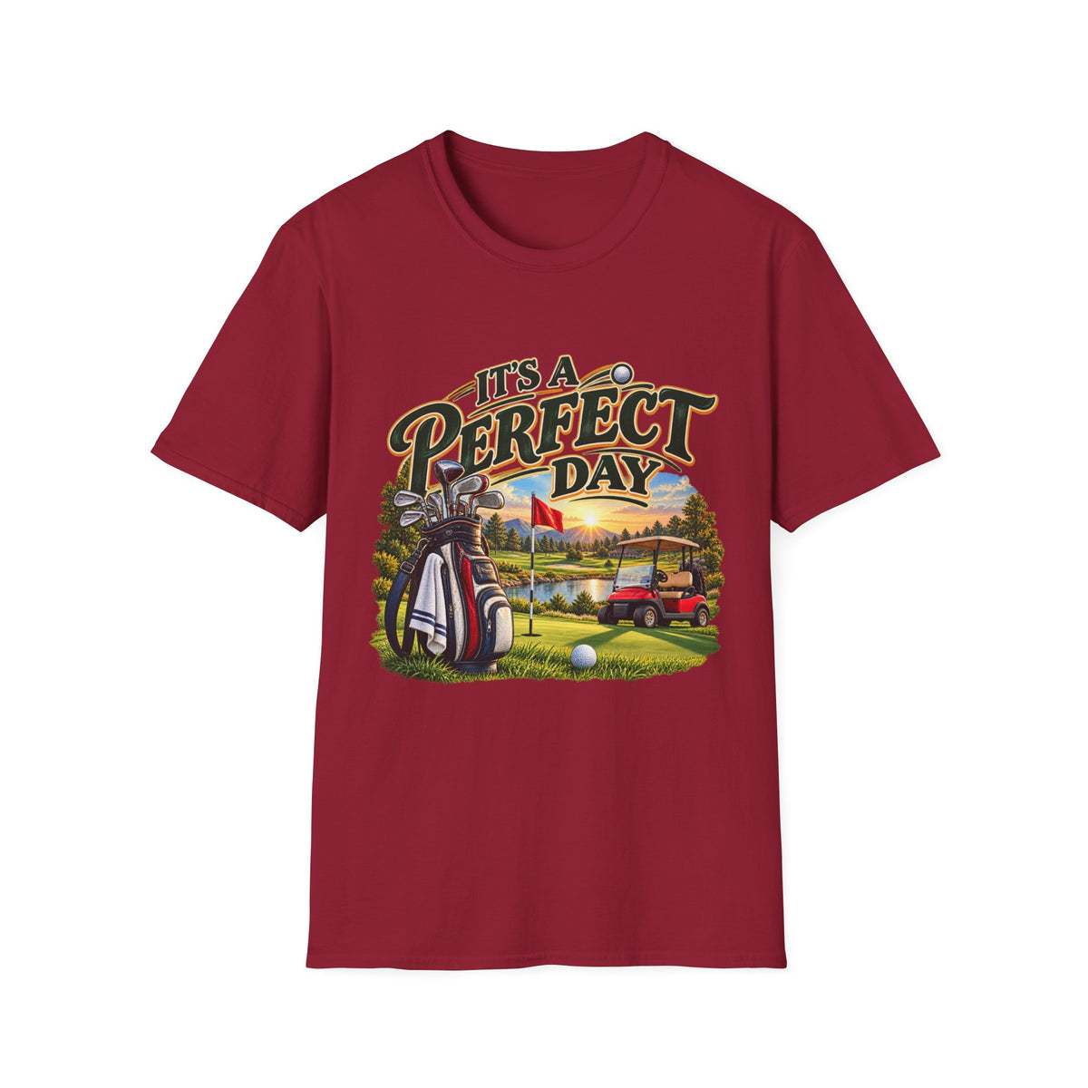 T-Shirt de golf C'est une journée parfaite pour le golf
