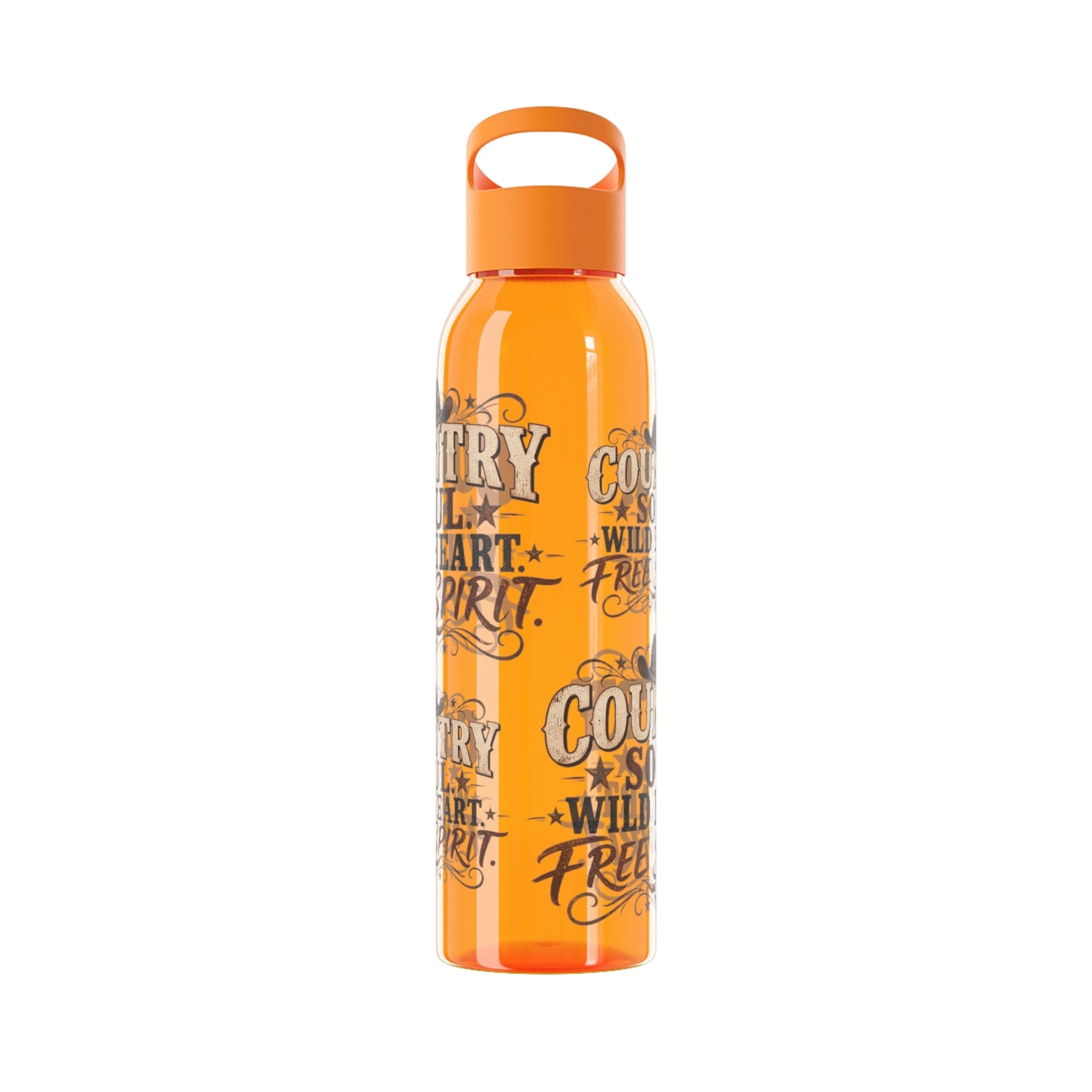 Country Soul Wild Heart Free Spirit Water Bottle – Country Western Bottle