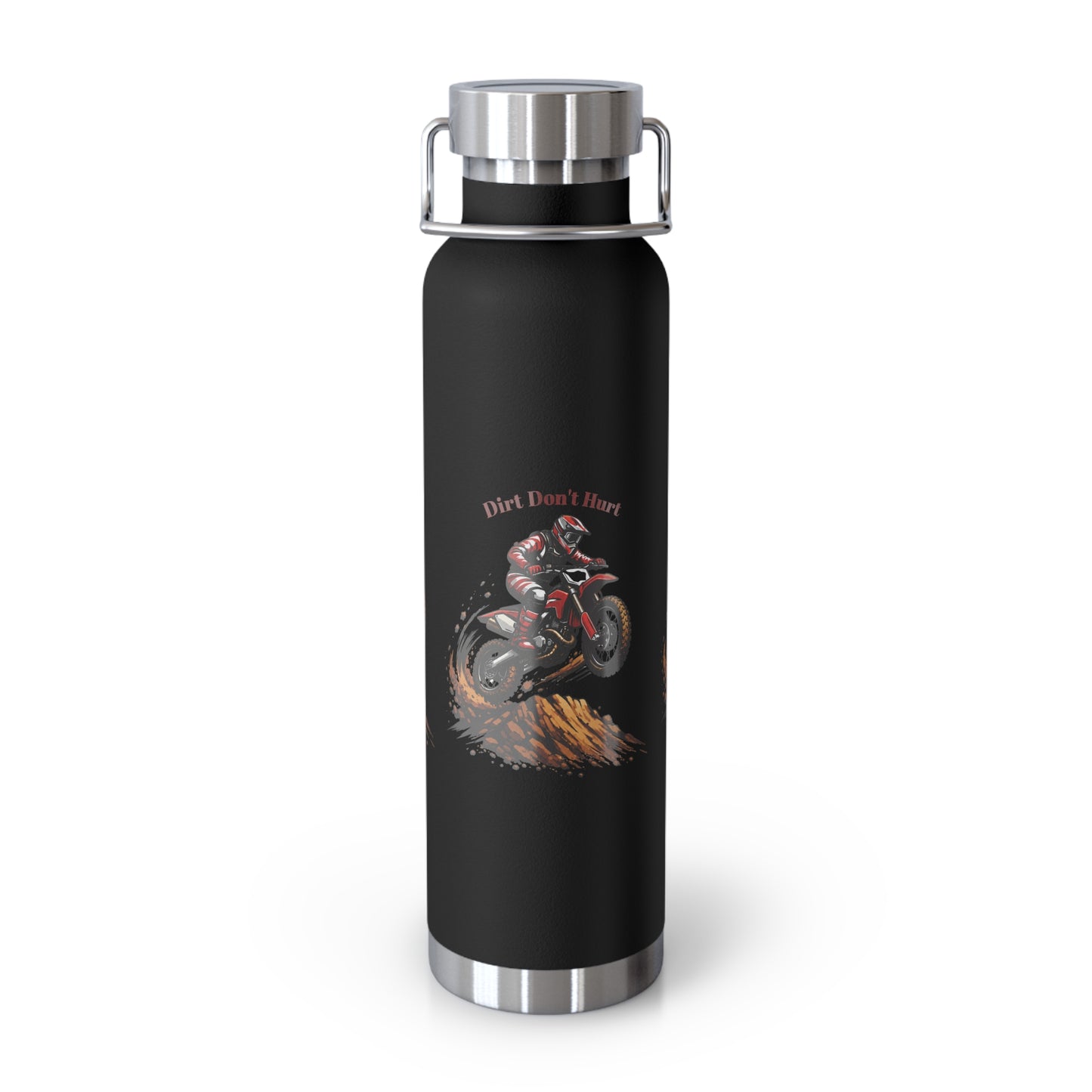 Dirt Don’t Hurt Moto Water Bottle — 22oz Insulated Stainless Steel
