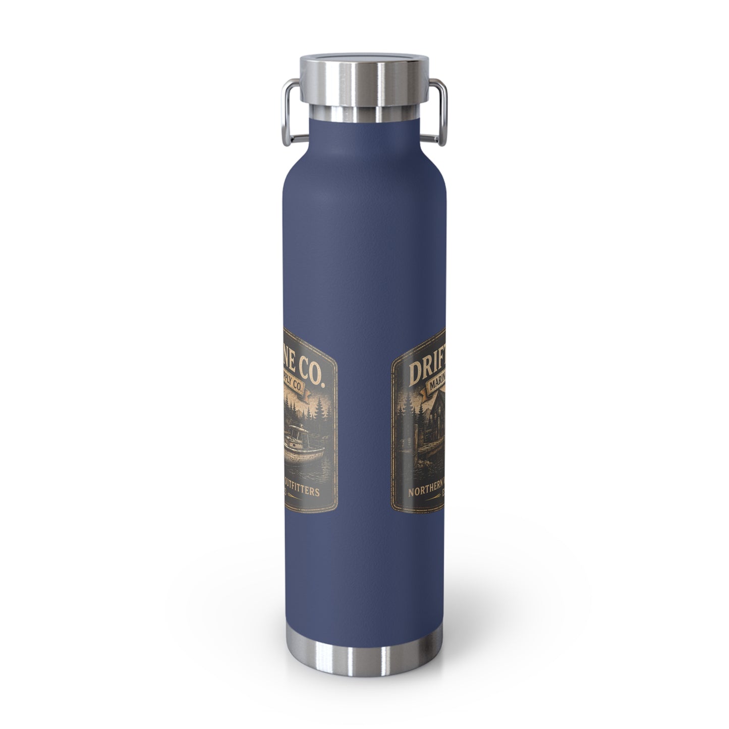 The Driftline Company Marina & Supply Co. Insulated Flask | Northern Water Outfitters Stainless Steel Water Bottle
