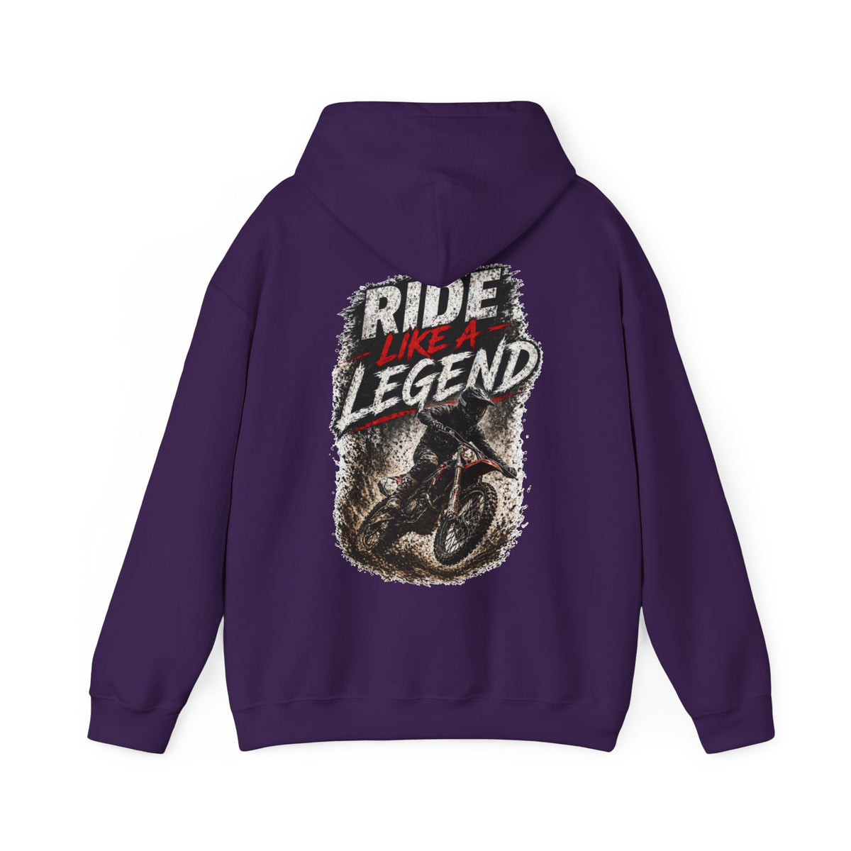 Ride Like a Legend Motocross-Kapuzenpullover – Dirt-Bike-Fahrer-Hoodie