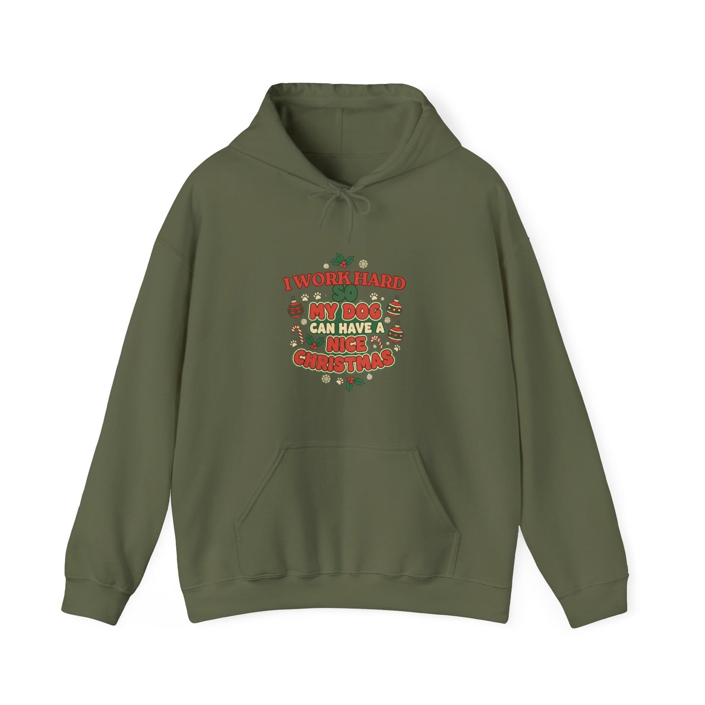 Weihnachtlicher Hoodie für Hundeliebhaber