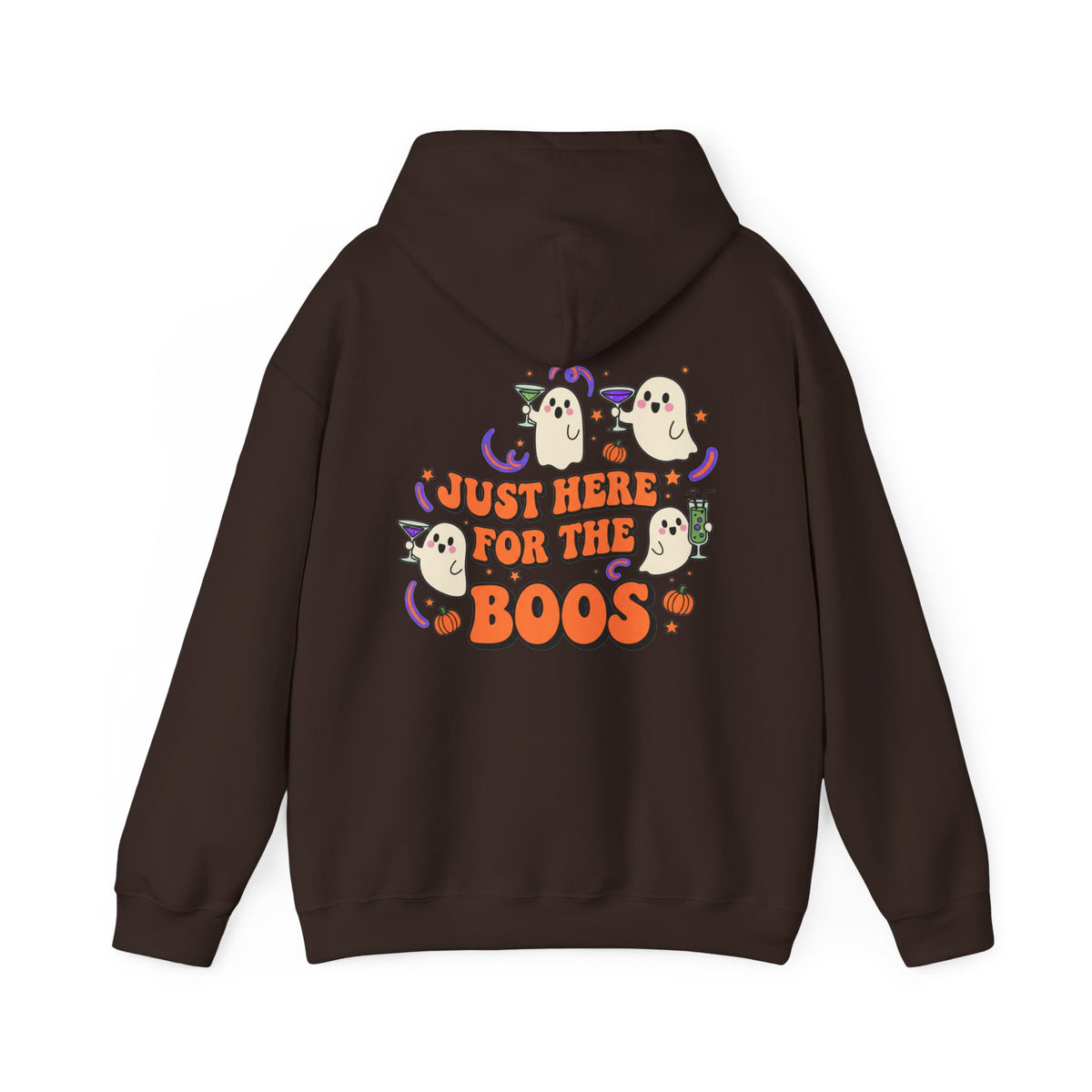 Just Here for the Boos Halloween Ghost Hoodie