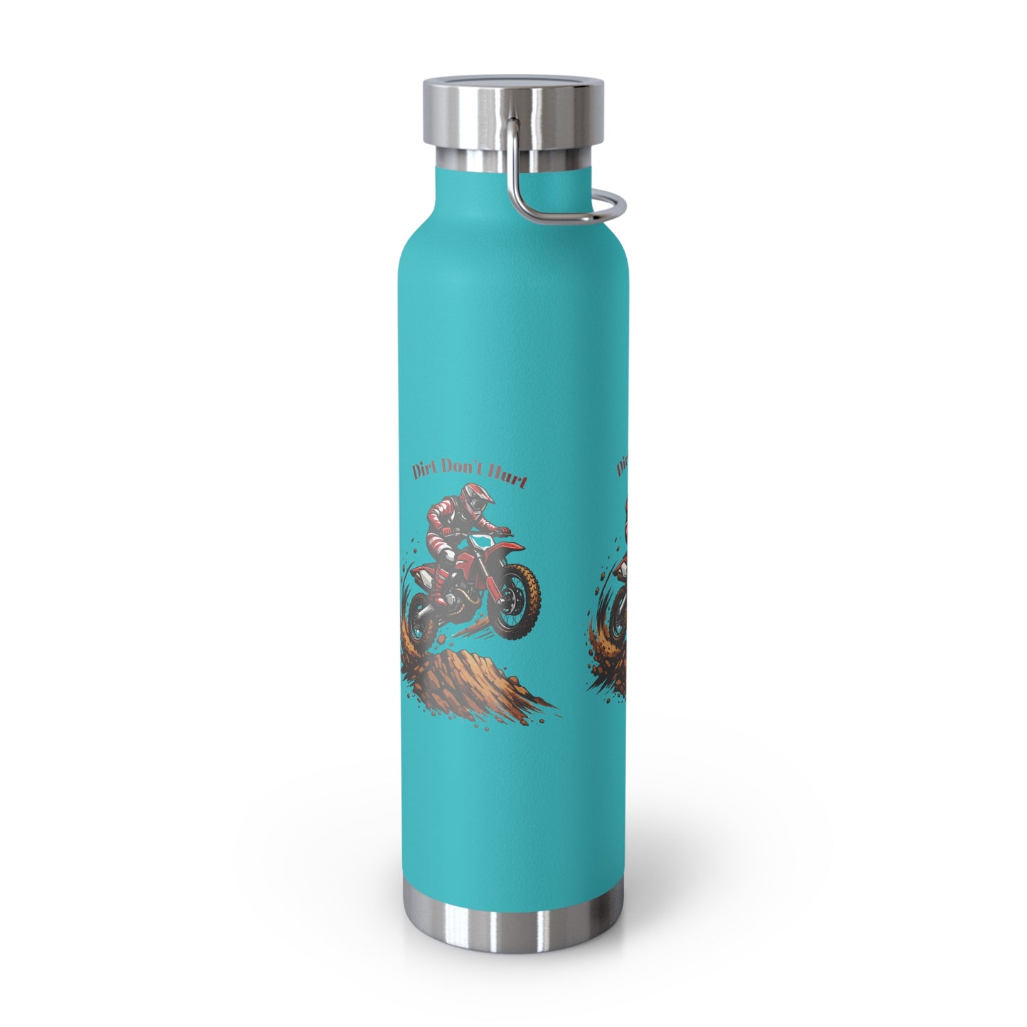 Dirt Don’t Hurt Moto Water Bottle — 22oz Insulated Stainless Steel