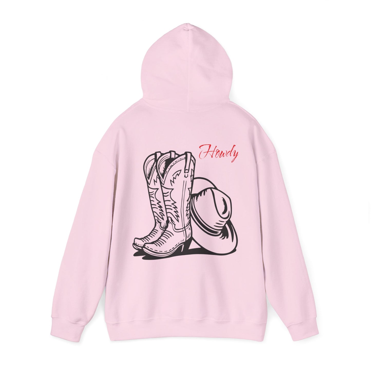 Howdy Cowgirl / Cowboy Hoodie, Western Style Sweatshirt, Country Living Apparel, Rodeo Gift, Cozy Farmhouse Hooded Sweatshirt