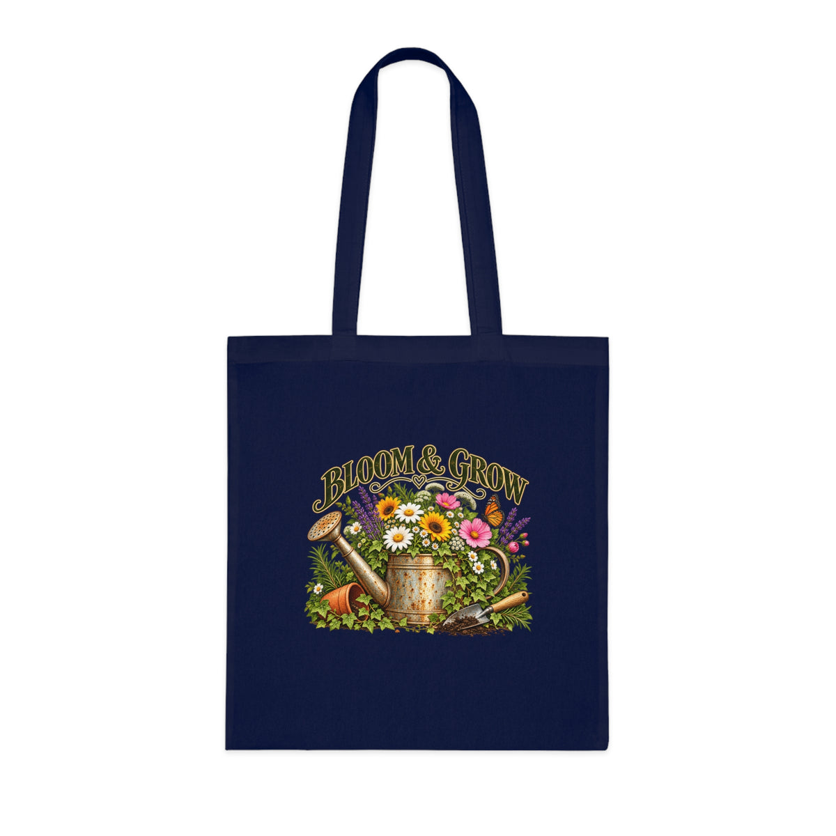 Bloom & Grow Vintage Garden – Gardening Tote Bag