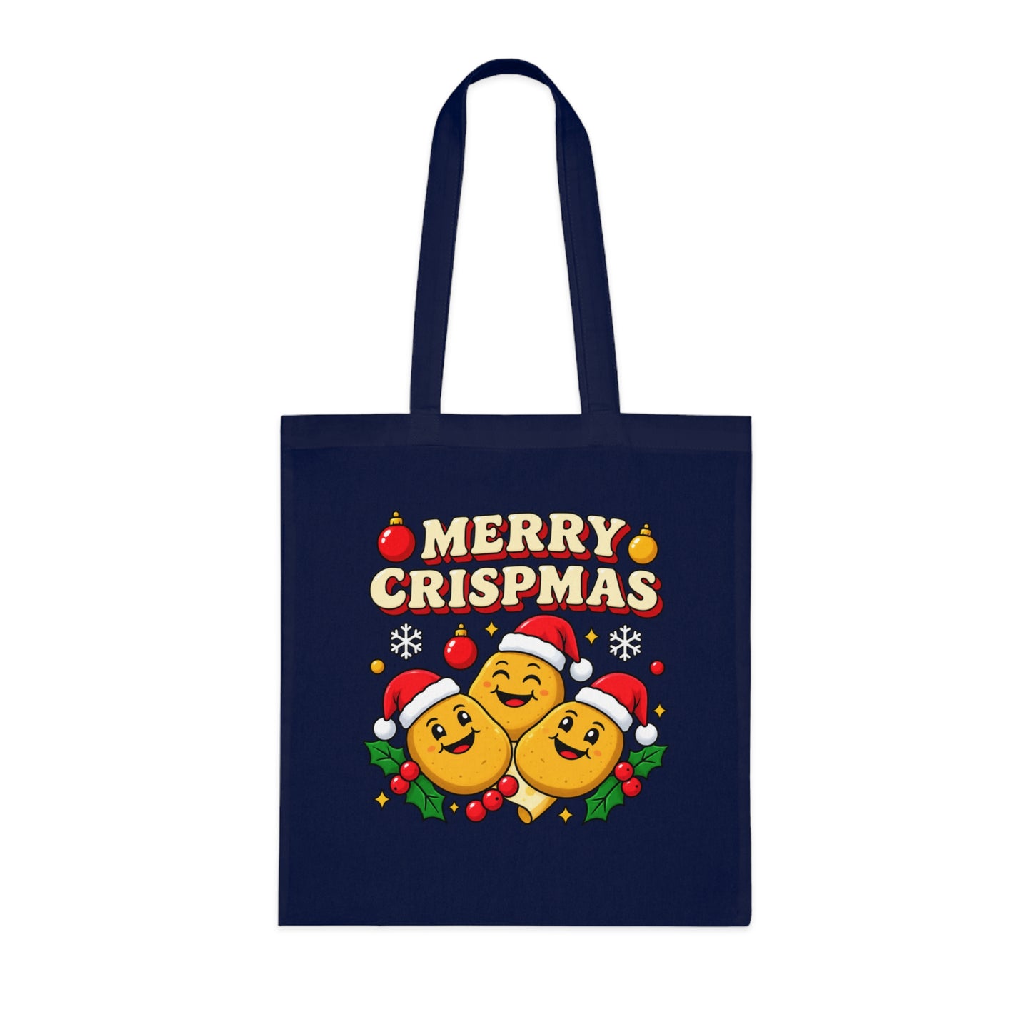 Merry Crispmas Christmas Tote Bag – Funny Festive Shopper