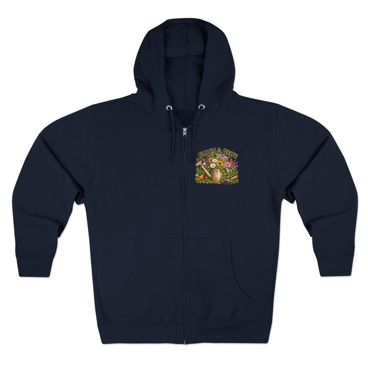 Bloom & Grow Vintage Garden – Zip Hoodie