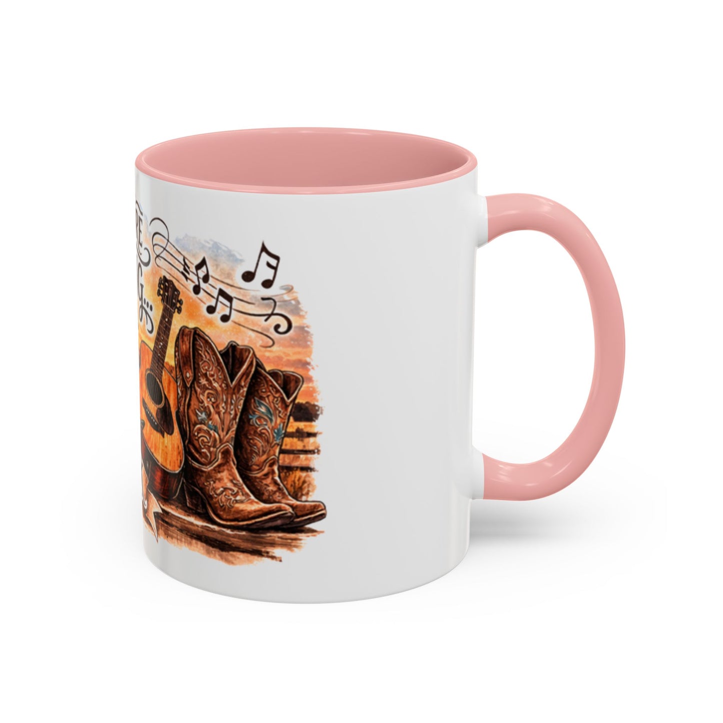 Mug à café country - Mug accent "Juste une autre chanson country" (325 ml)