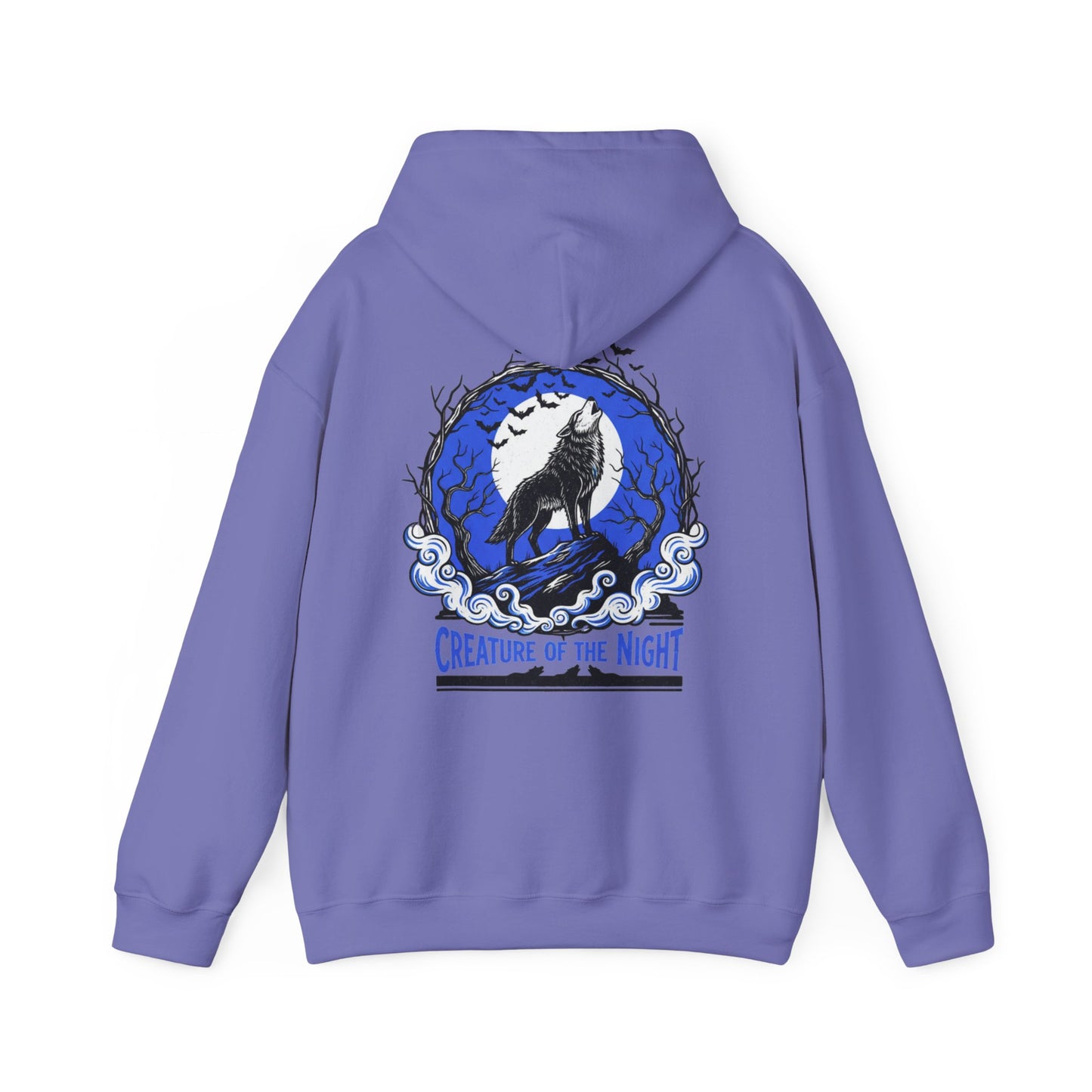 Creature of the Night Werewolf Hoodie – Halloween Back Print Hoodie