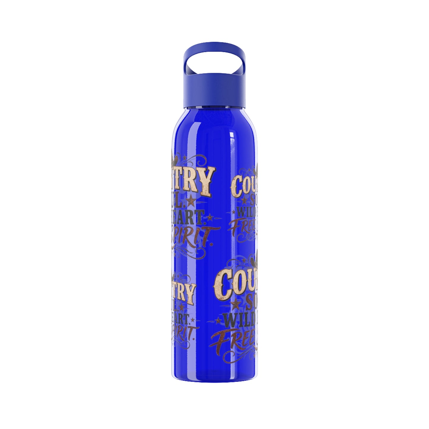 Country Soul Wild Heart Free Spirit Water Bottle – Country Western Bottle