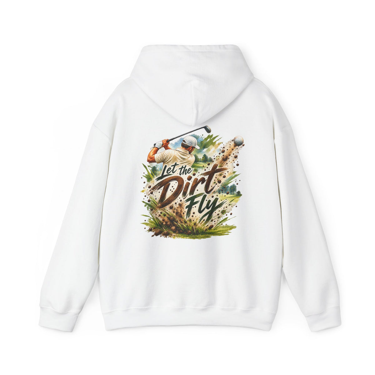 Sweat à capuche de golf - Pull de golfeur "Laisse la terre voler"